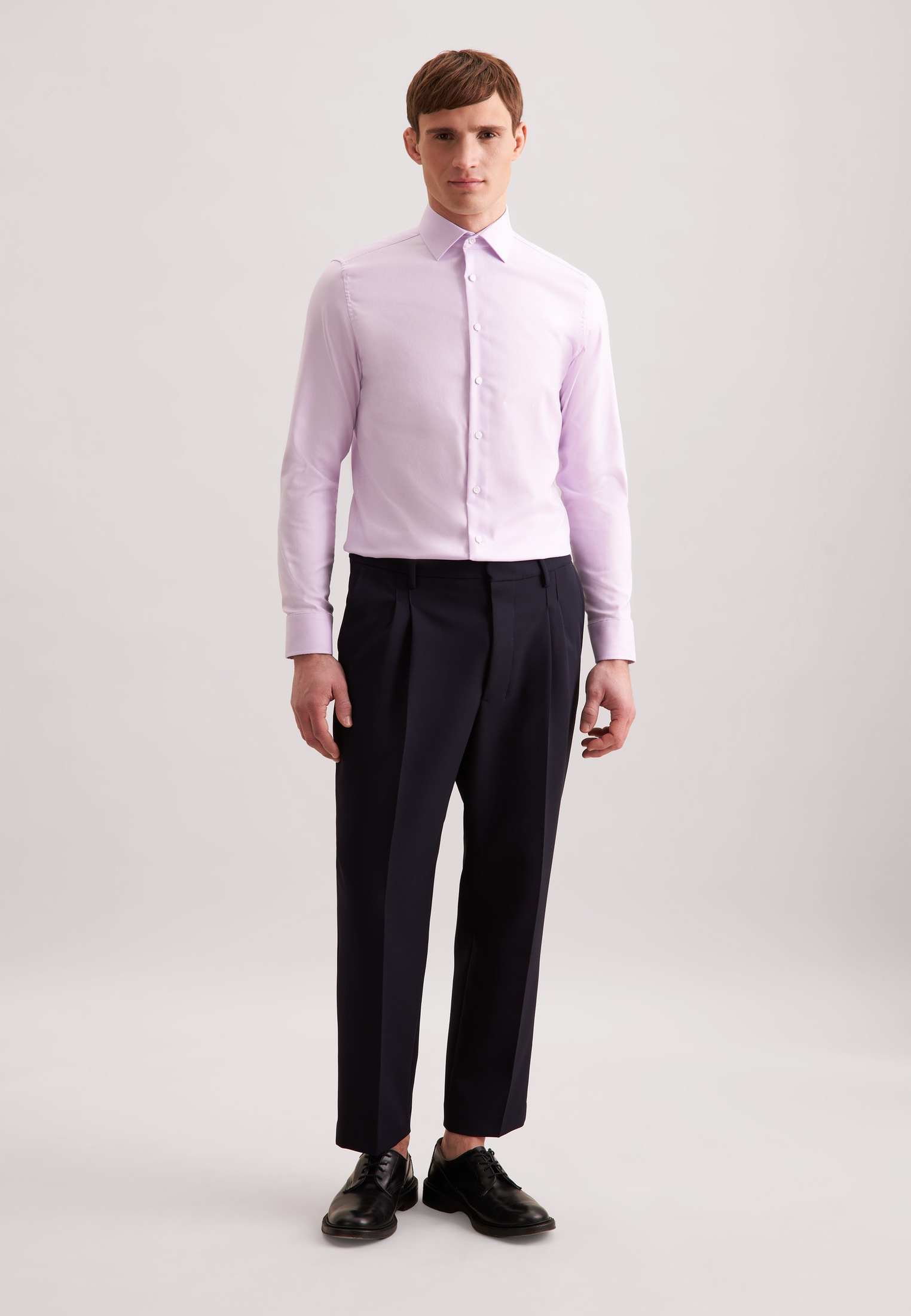 seidensticker Businesshemd »Schwarze Rose« Slim 1/1 Kentkragen Uni