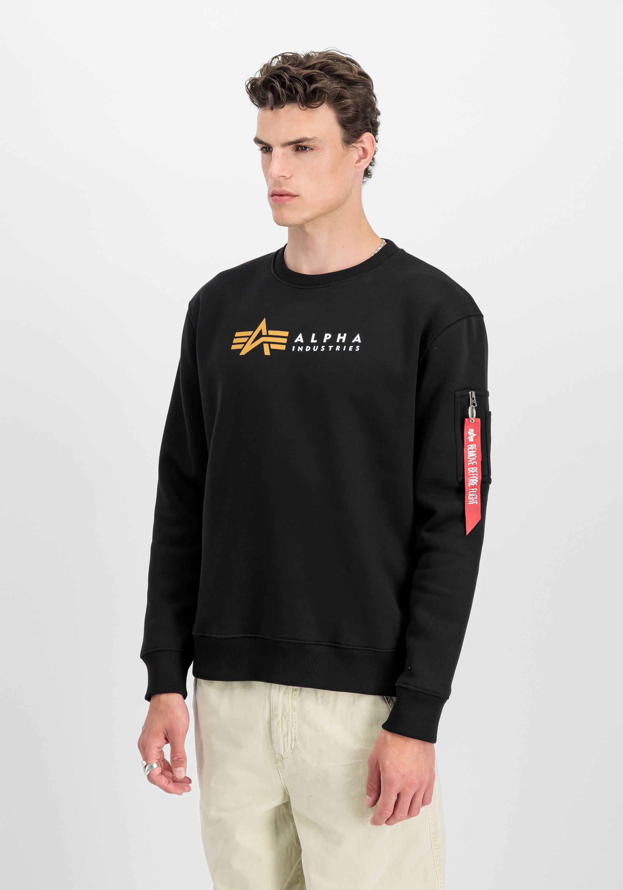 Alpha Industries Sweater »Alpha Industries Men - Sweatshirts Alpha Label Sweatshirt«