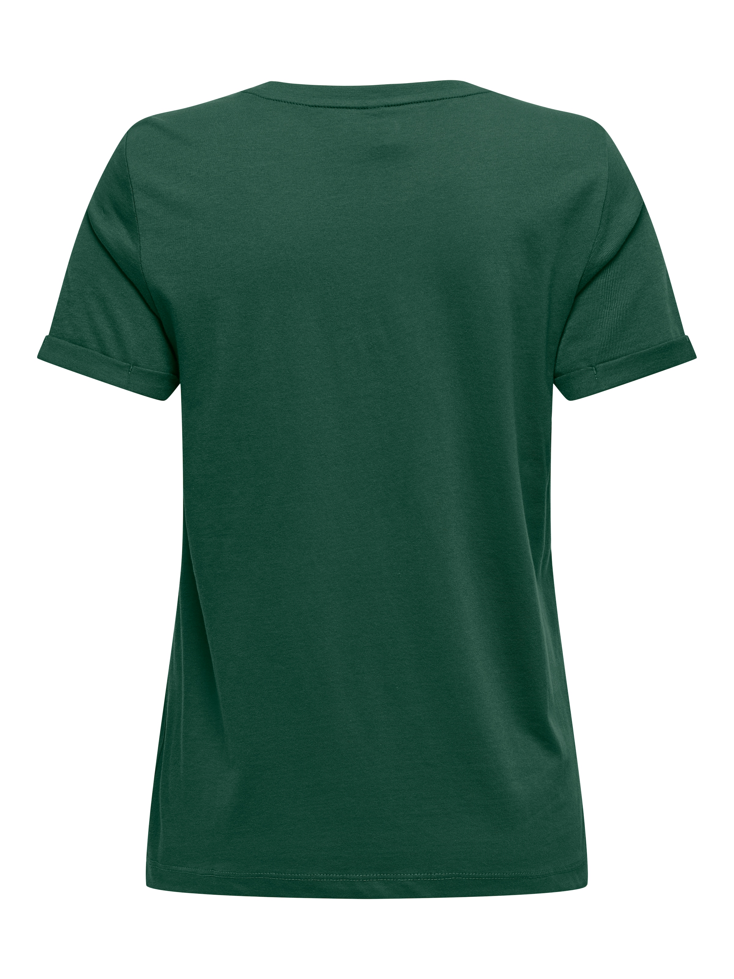 ONLY Kurzarmshirt »ONLKITA – T-Shirt mit Logo-Print und Rundhalsausschnitt«, regular fit, casual, Single Jersey, Baumwolle, Rundhals