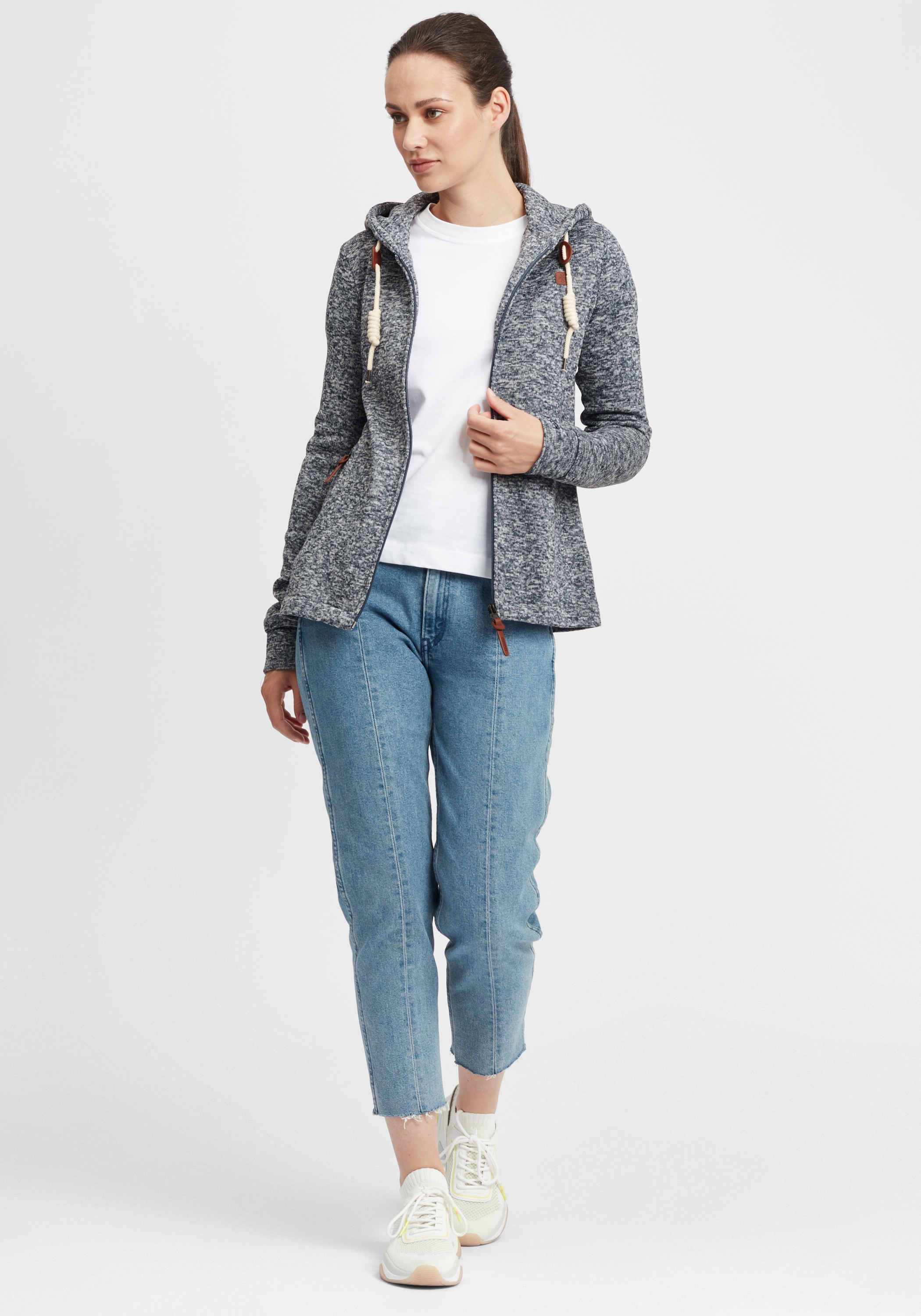 OXMO Strickfleecejacke »Strickfleecejacke OXThory«