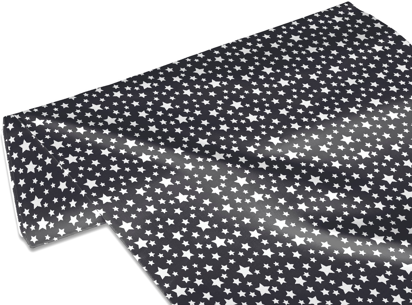 my home Stoff »Sterne groß & klein«, (1 St.), Meterware, Breite 160cm