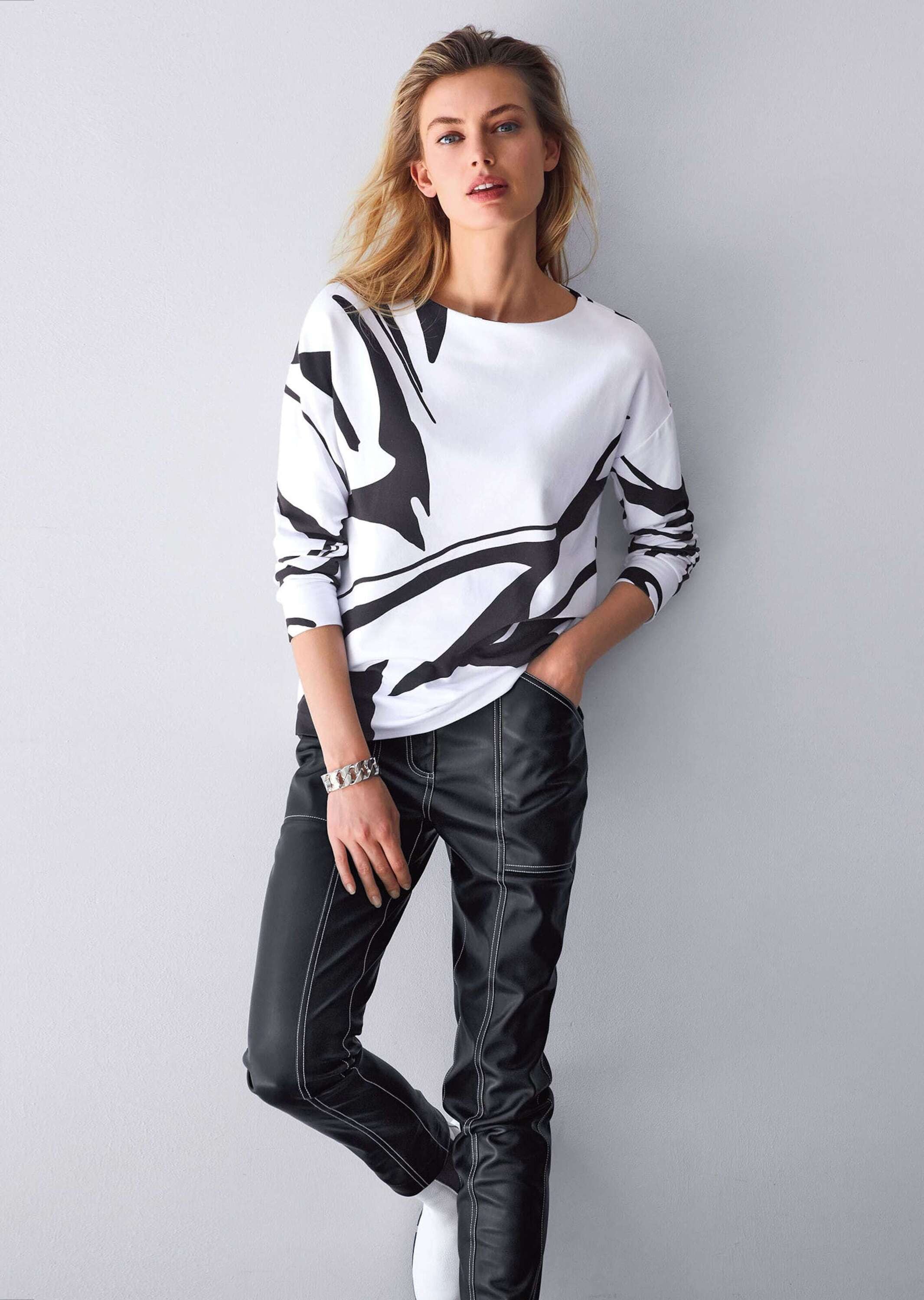 MADELEINE Stoffhose »Hose Kunstlederhose«