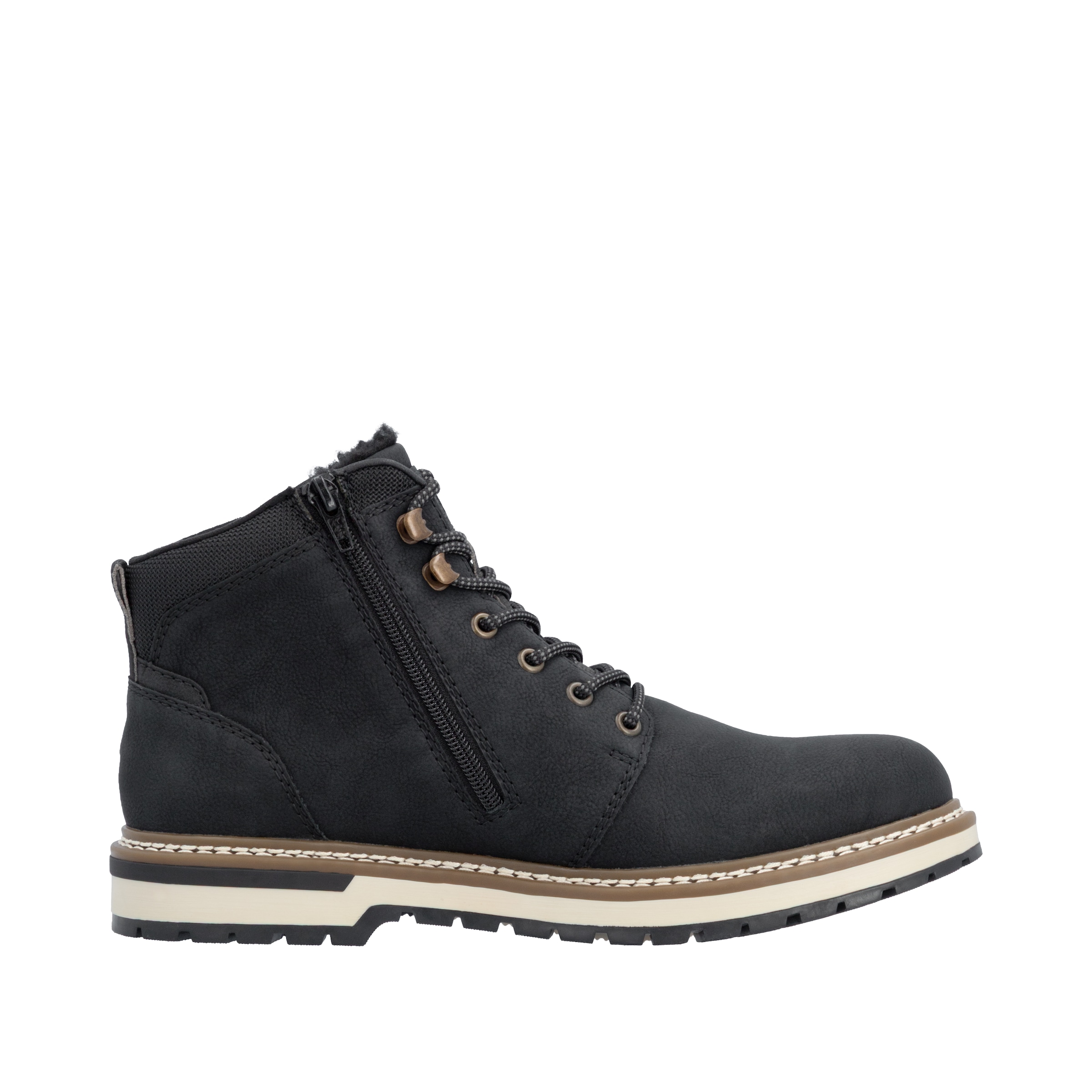 Rieker Winterboots  Schnürboots mit praktischem Reißverschluss, TEX-Membran