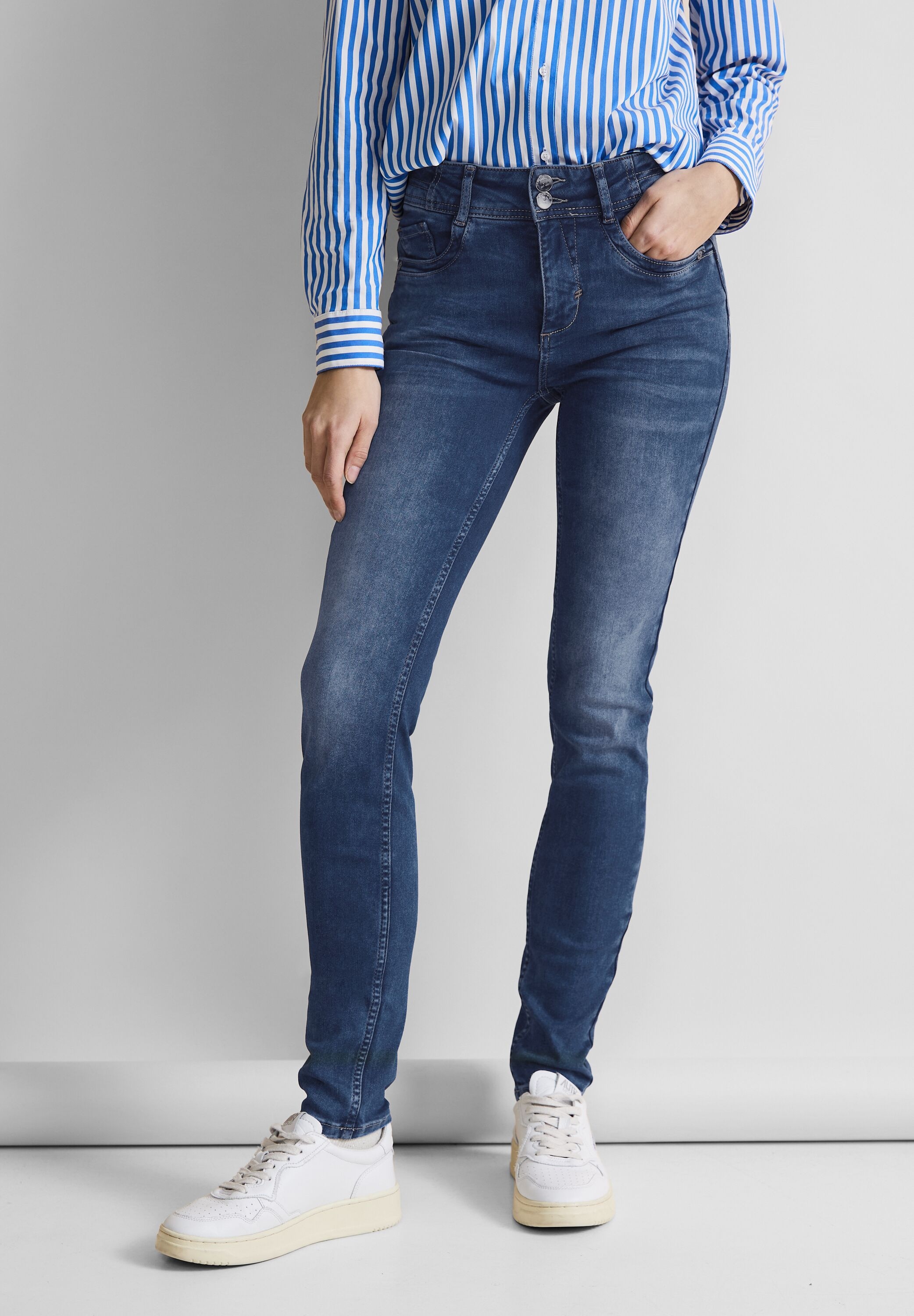 Slim-fit-Jeans »QR York«, mit Stretch