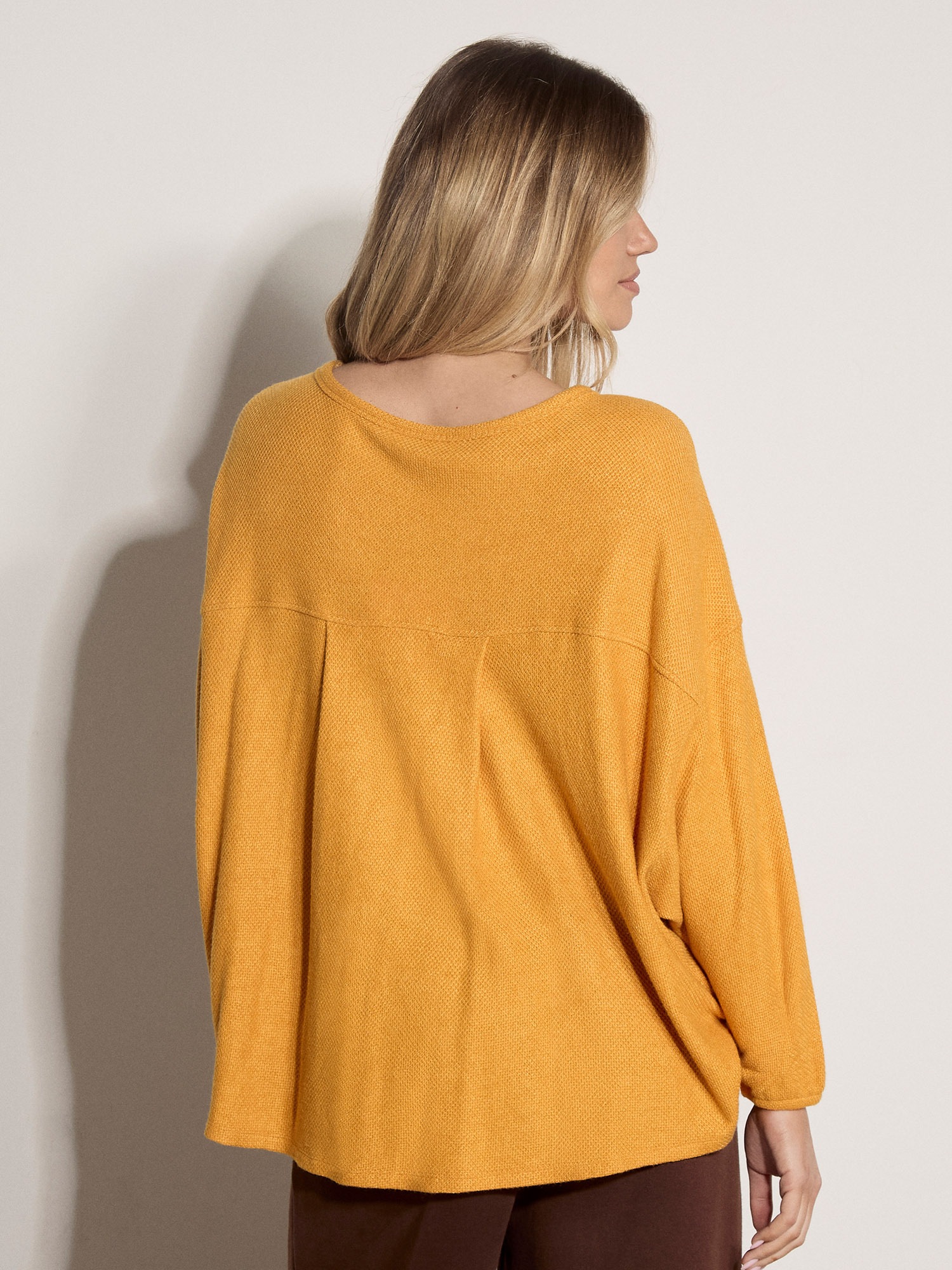 Apricot Fledermauspullover »Oversized Pullover« im Wabenstrick