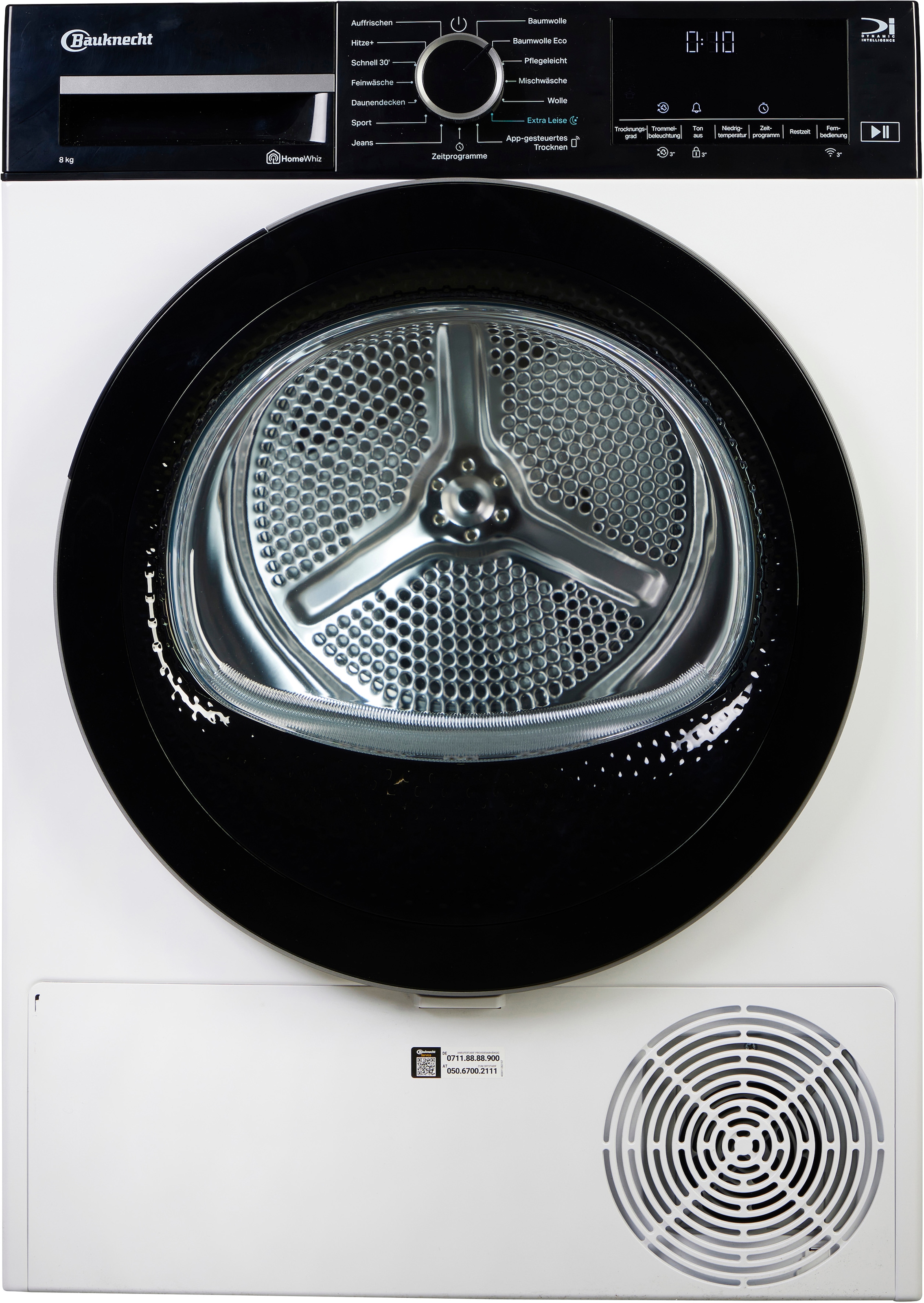 BAUKNECHT Wärmepumpentrockner »TR Super Eco 8B« Intelligentes Trocknen dank Dynamic Intelligence Technologie
