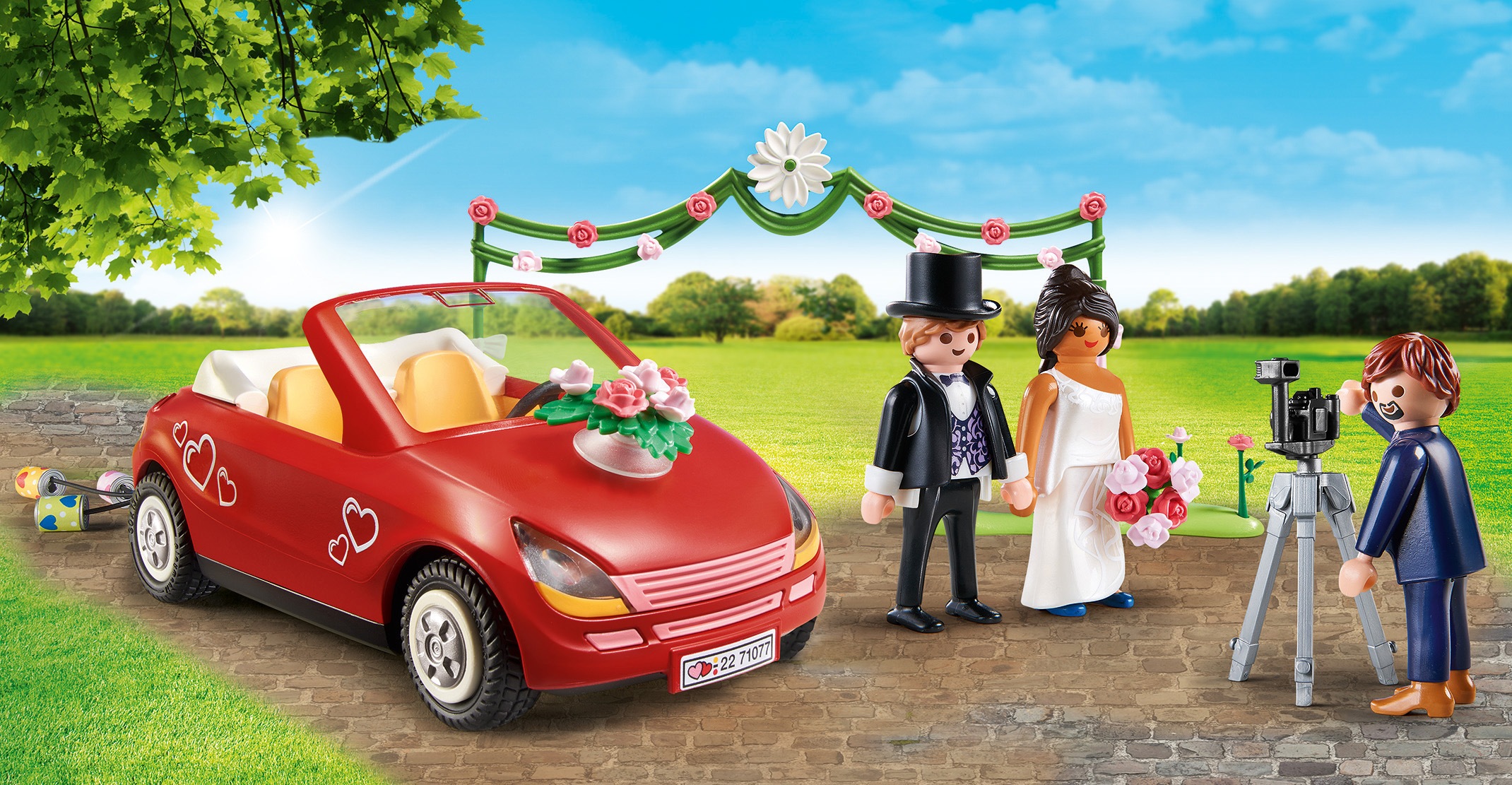Playmobil® Konstruktions-Spielset »Starter Pack Hochzeit (71077), City Life«, Made in Germany