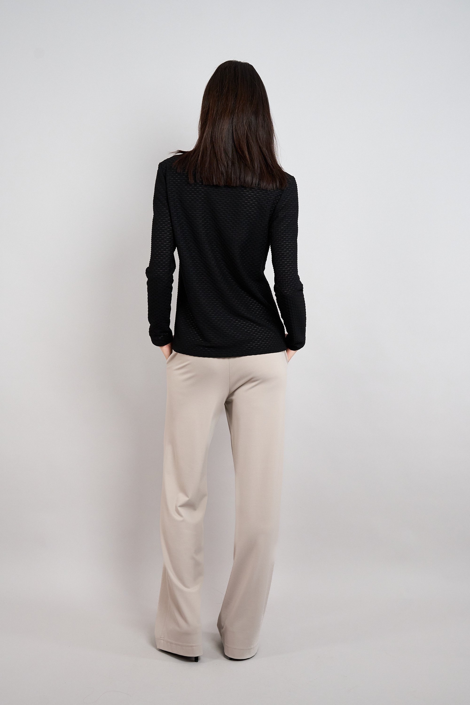 Seidel Moden Langarmshirt in Struktur-Optik - MADE IN GERMANY