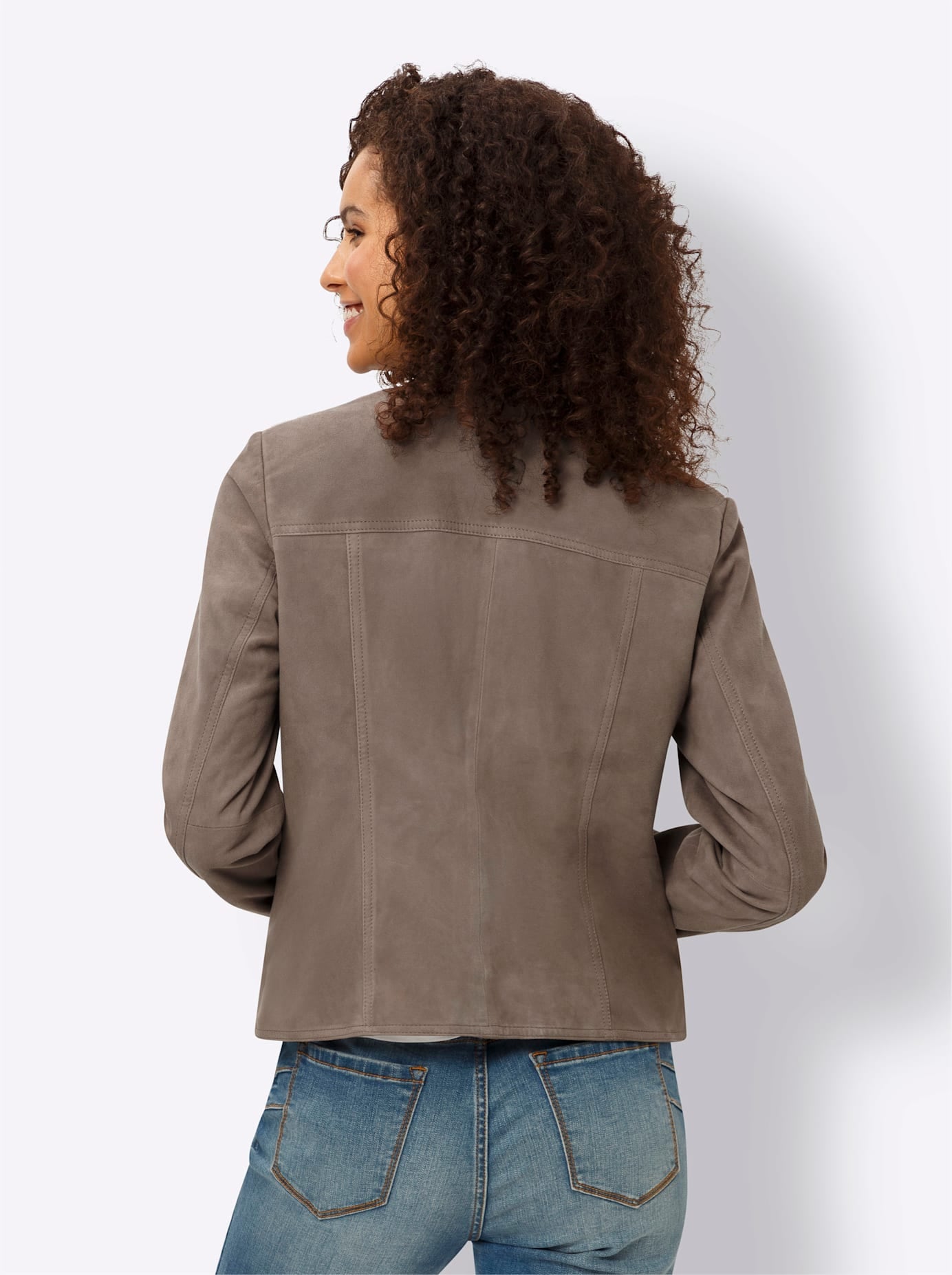 heine Lederjacke, ohne Kapuze