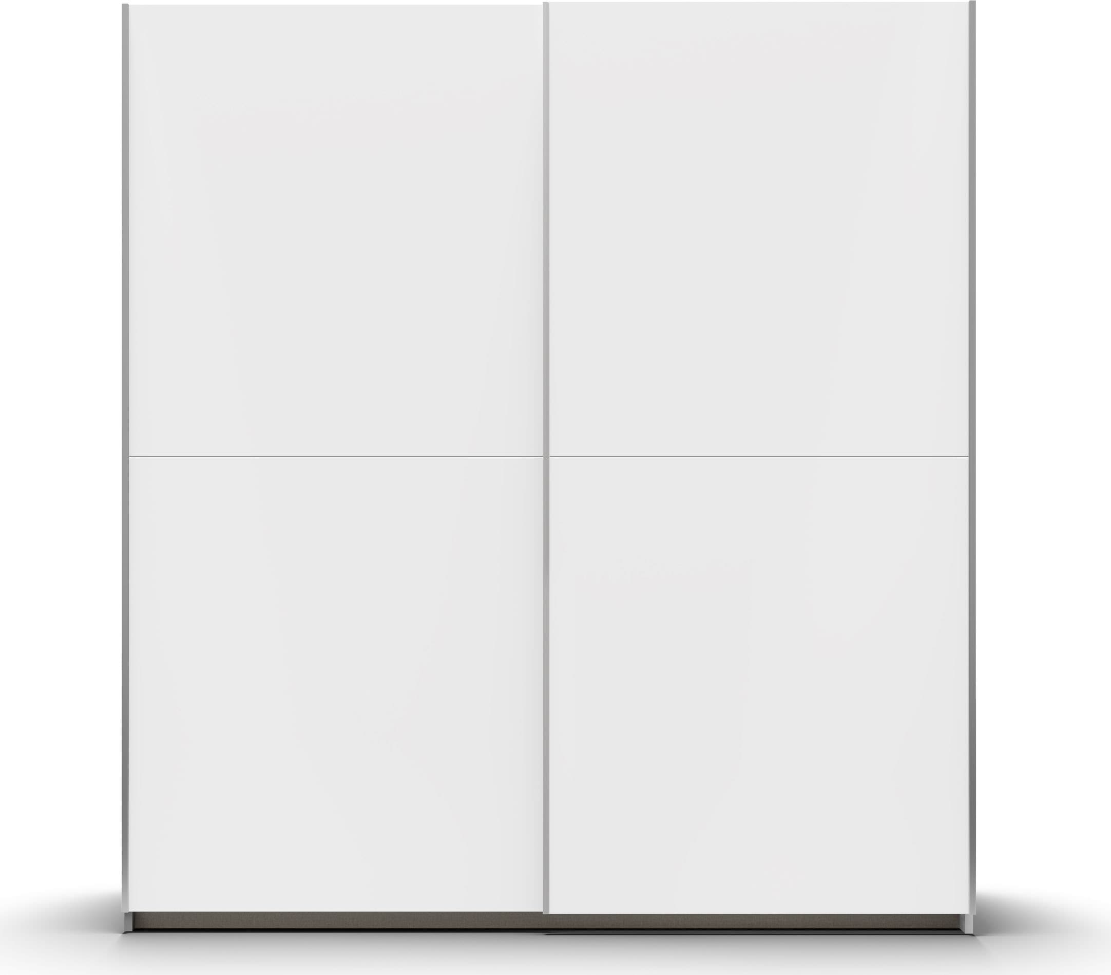 rauch Schwebetürenschrank »Kleiderschrank Schrank Garderobe SATURN mit 3 Ausstattungsvarianten« 3 verschiedene Ausstattungsvarianten Griffe aus Metall MADE IN GERMANY