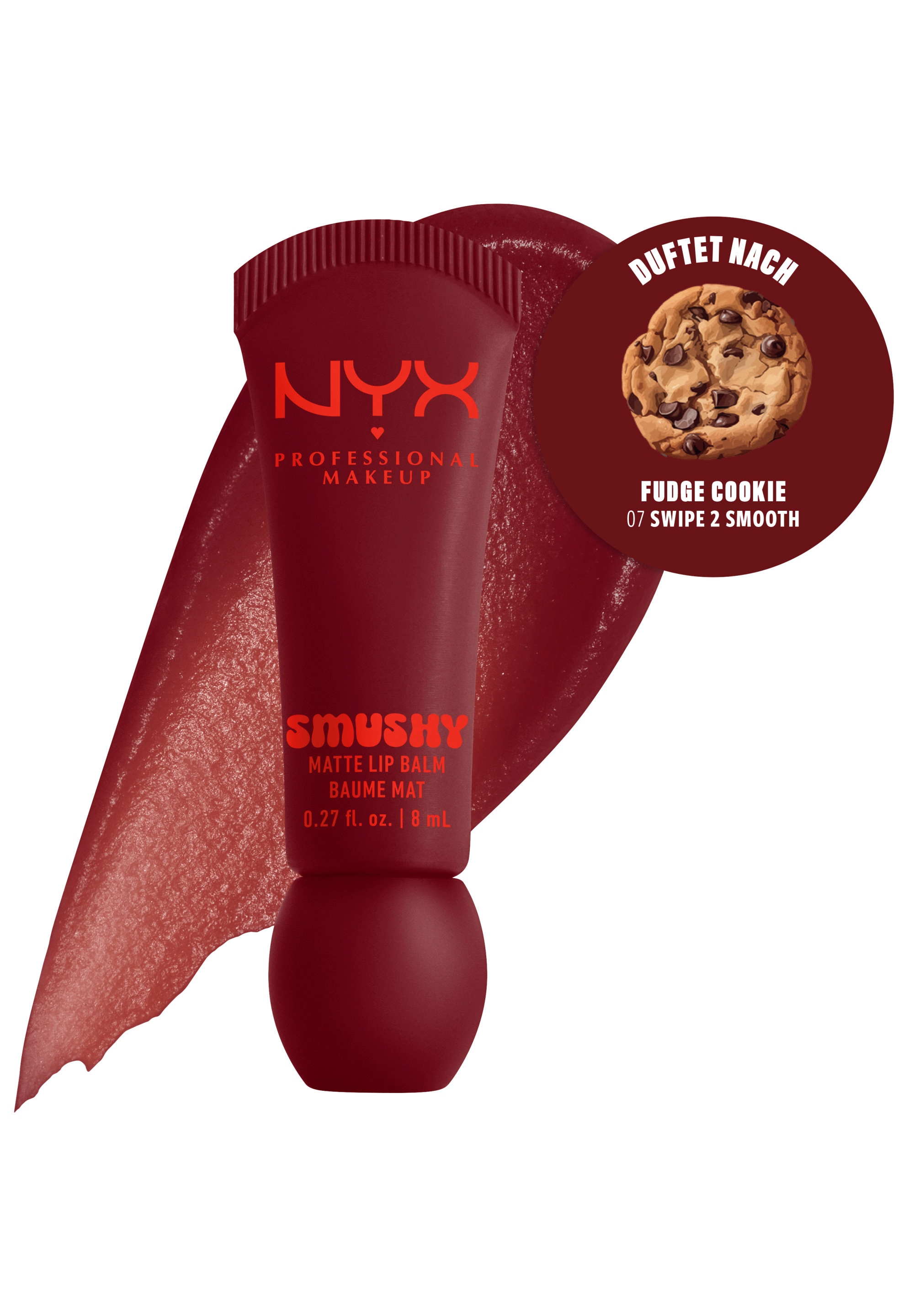 NYX PROFESSIONAL MAKEUP Lippenbalsam »SMUSHY MATTE LIP BALM« jeder der Farbtöne hat einen einzigartigen, süßen Duft