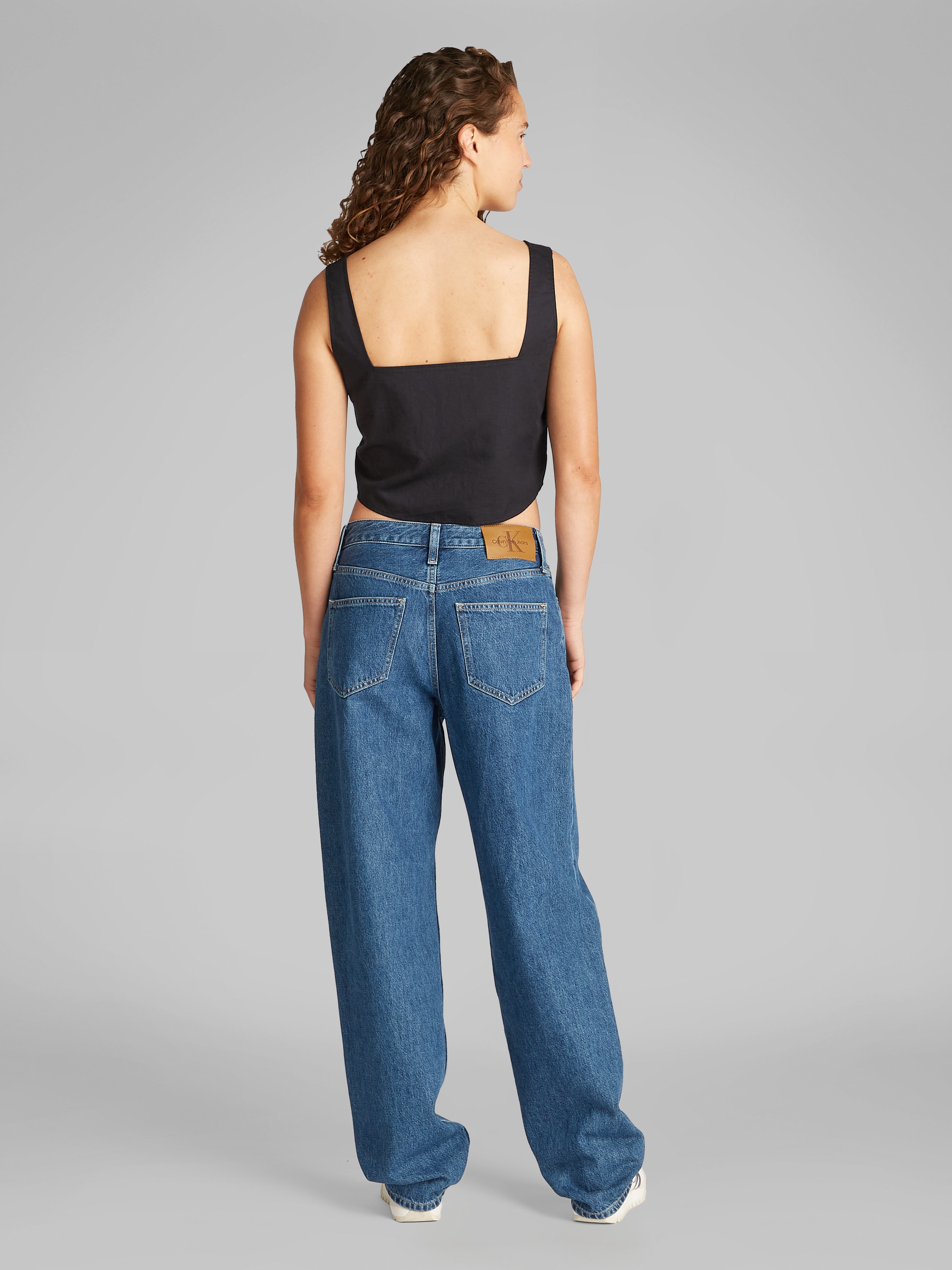 Calvin Klein Jeans Crop-Top »SOFT LINEN TOP«, mit Trägern
