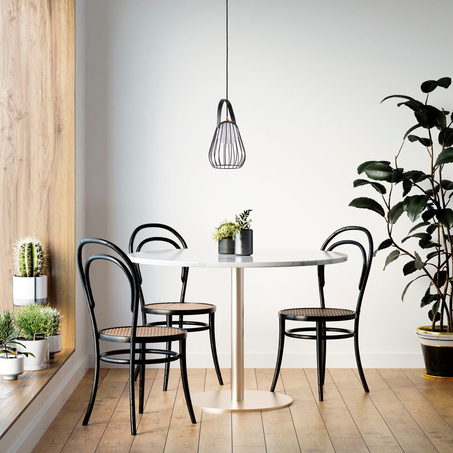 Paco Home Pendelleuchte »RICARDA«, Leuchtmittel G9 | ohne Leuchtmittel, Wohnzimmer Vintage G9 Käfigleuchte Esszimmer Metall Industrial