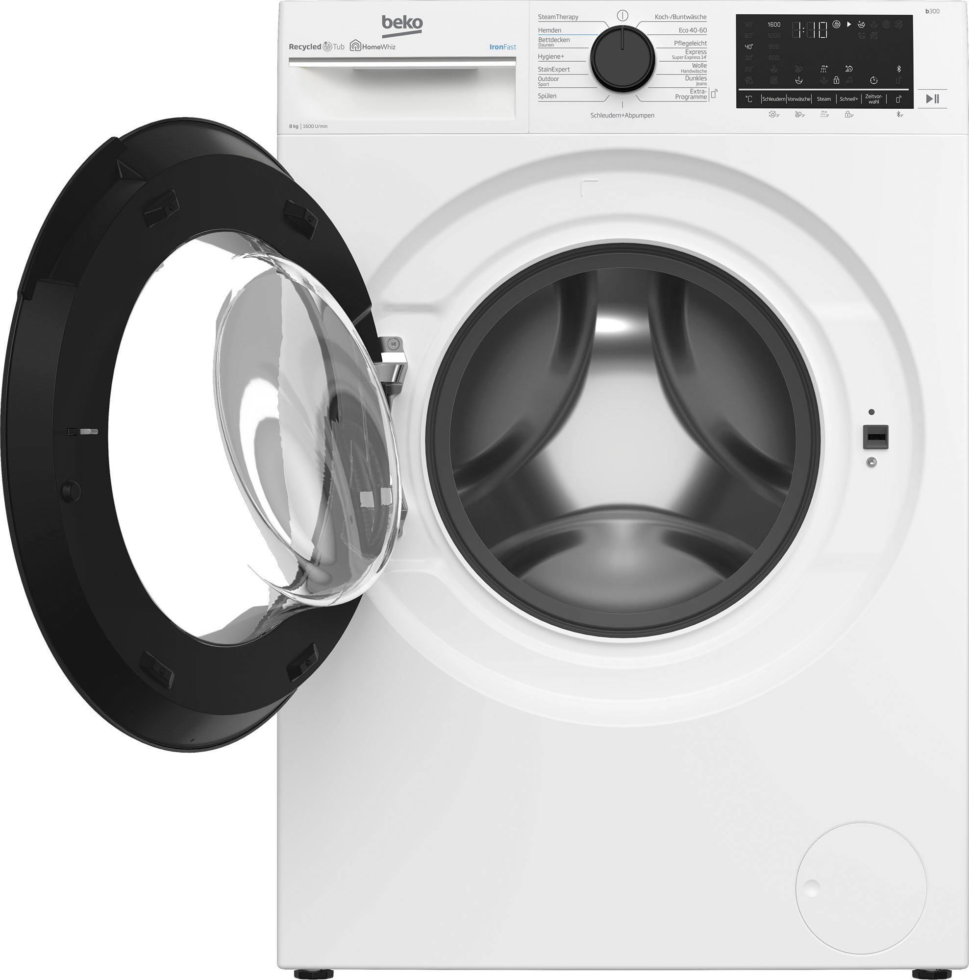 BEKO Waschmaschine »B3WFR58615W 7003440003«, 8 kg, 1600 U/min