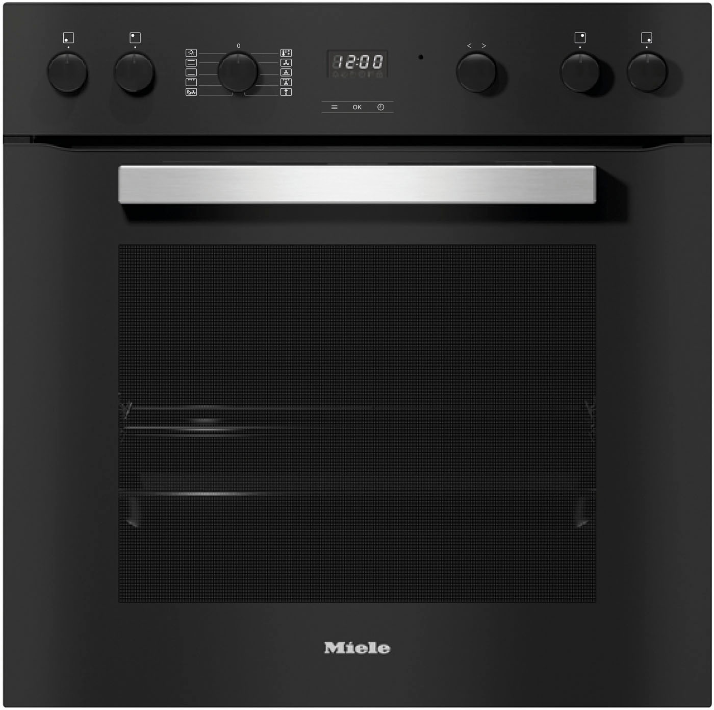 Miele Induktions Herd-Set »H2455 I OBSW + KM 7061 FR« Herd-Set - Kombination aus Herd und Induktionskochfeld