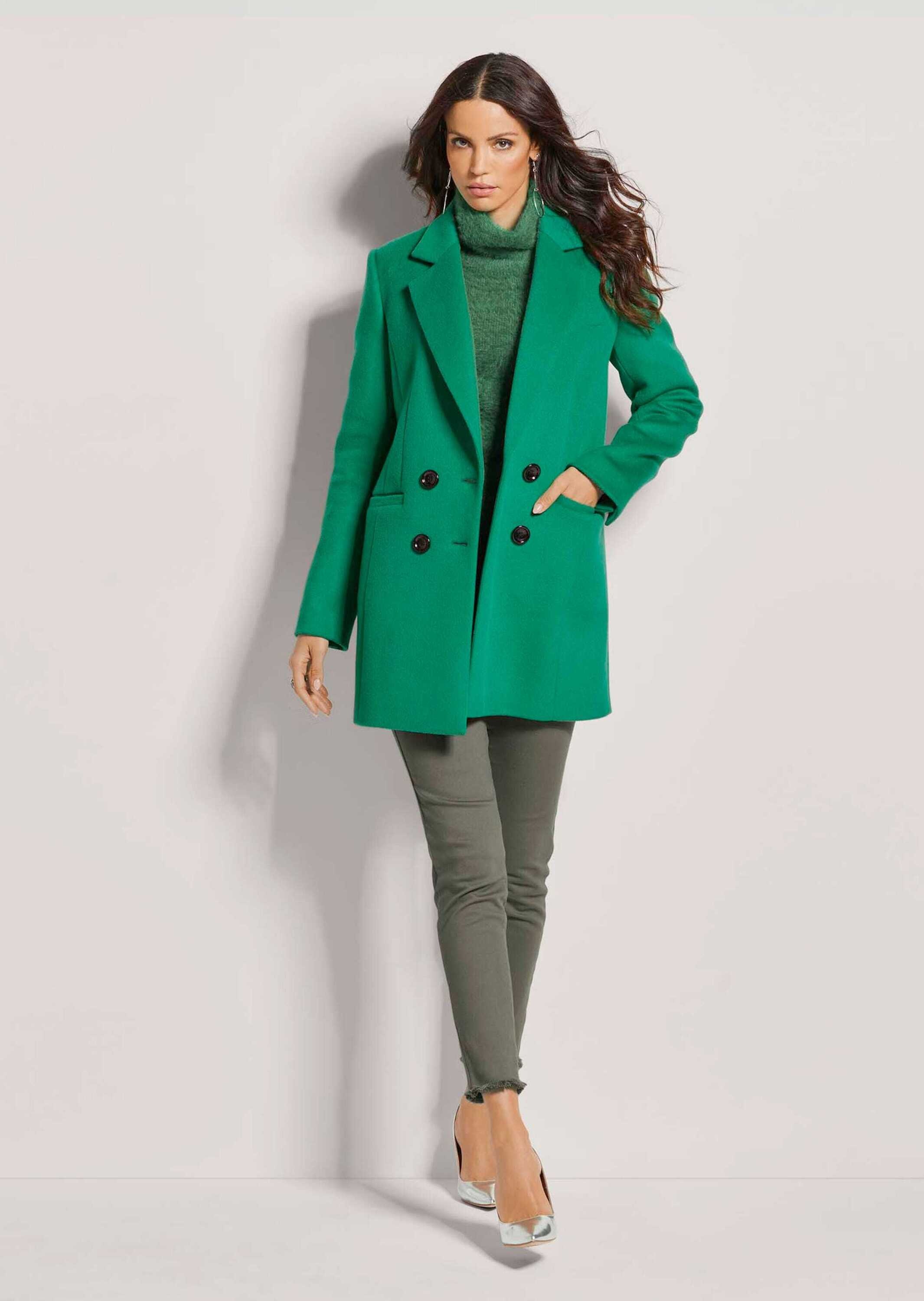 MADELEINE Langmantel »Mantel Zweireihiger Kurzmantel«