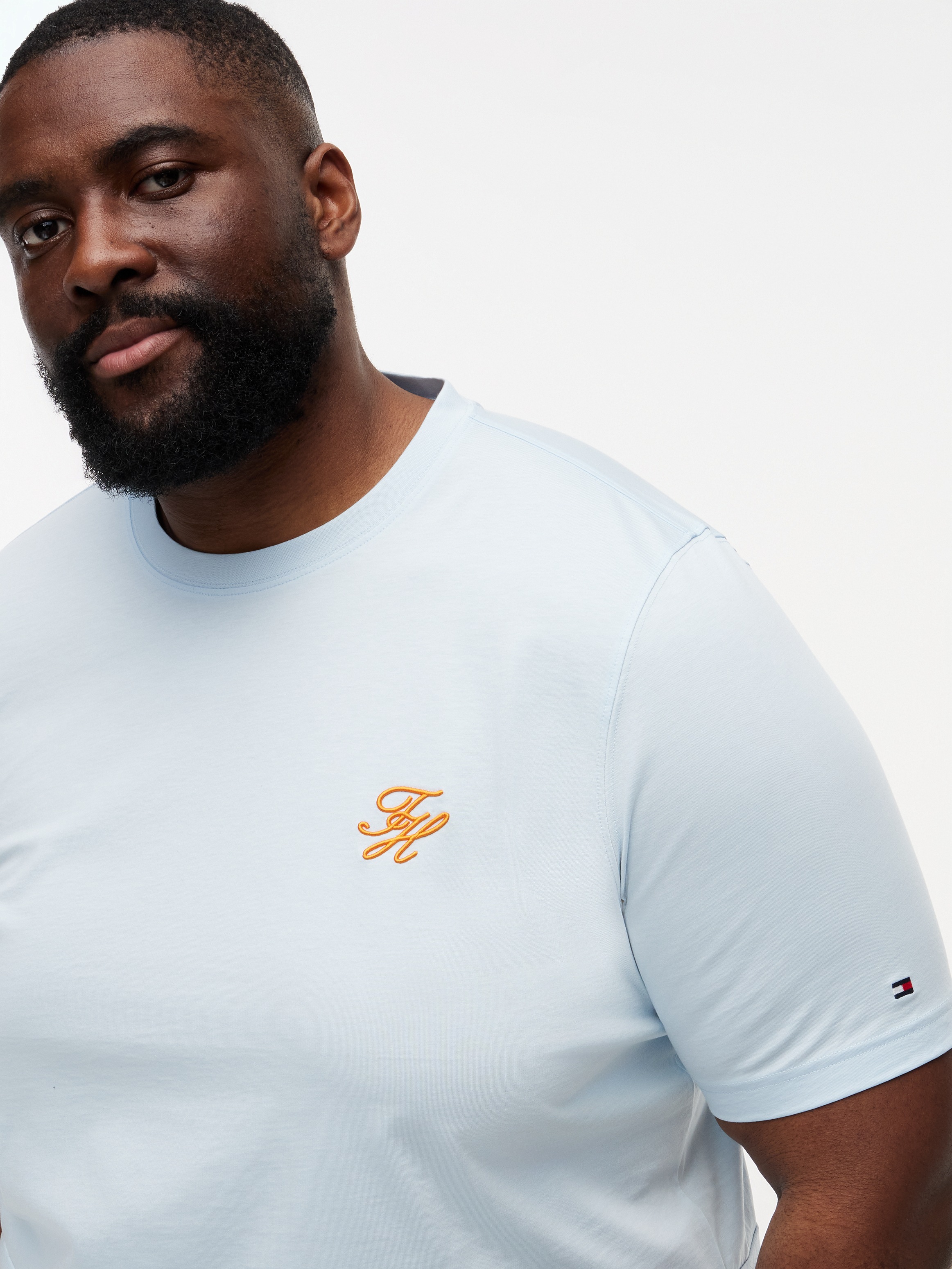 Tommy Hilfiger Big & Tall T-Shirt »BT-SCRIPT MONOGRAM SWIMSHOP« Große Größen, Jersey, Logo-Stickerei