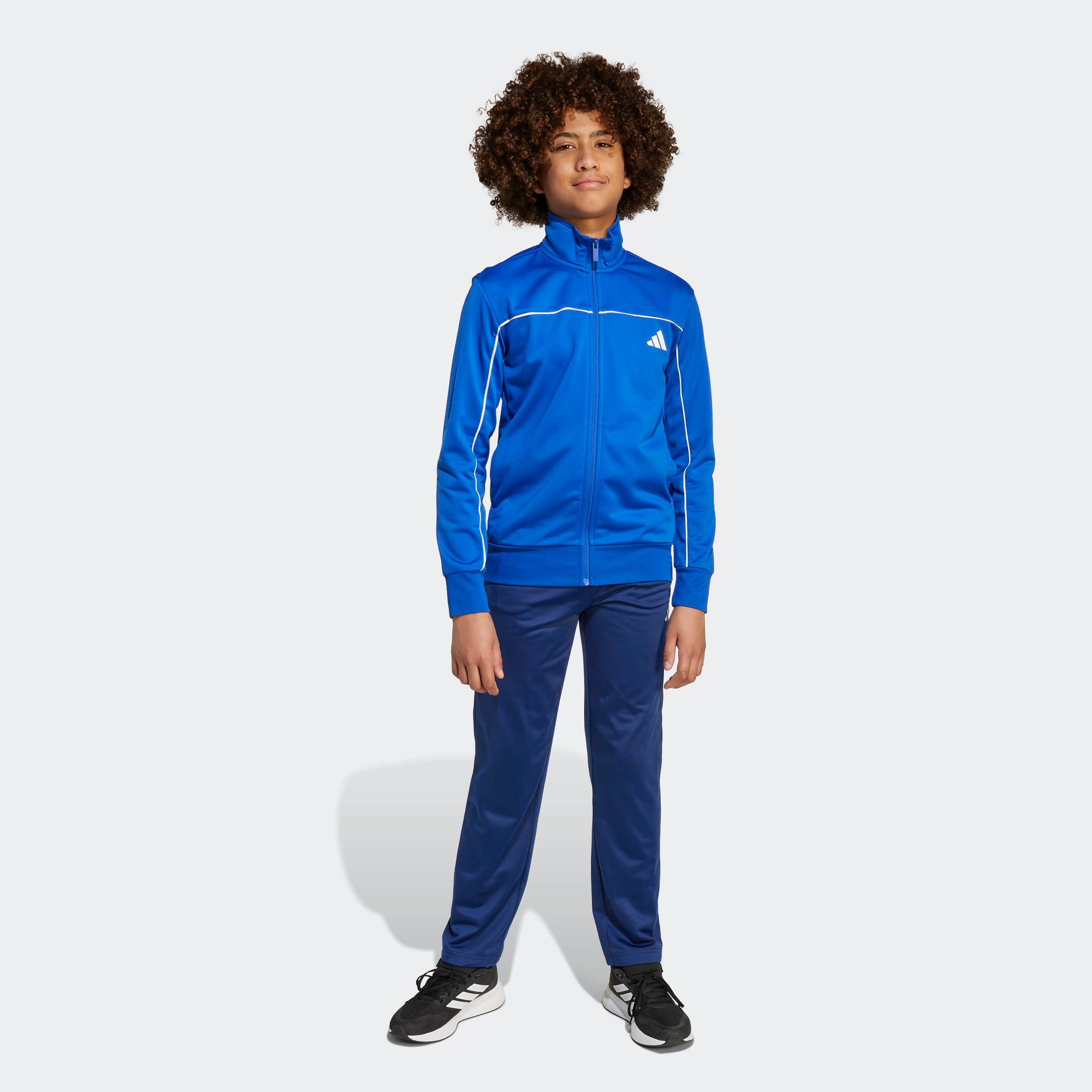 adidas Sportswear Trainingsanzug »COLOUR POP AUS TRIKOT FÜR KINDER« 2 Stk. für Kinder und Teens, zweiteiliges Set, mit Stehkragen