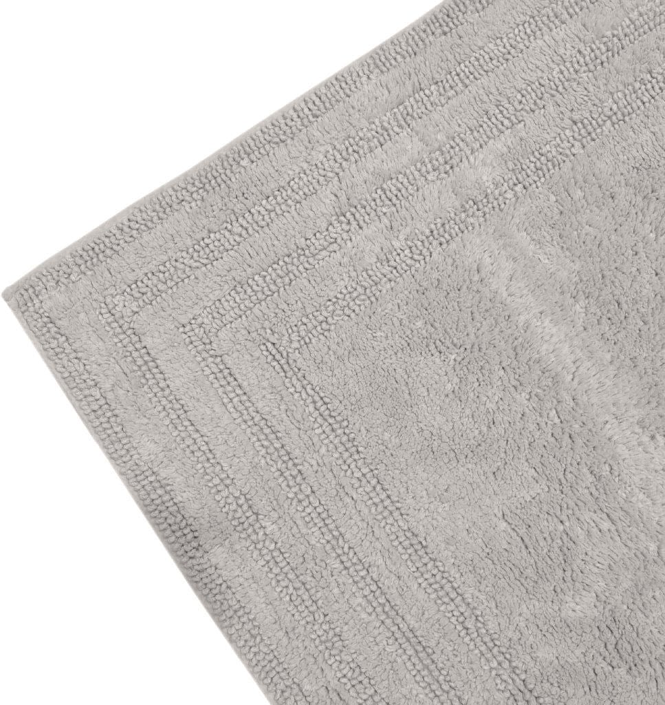 my home Badematte »Inga, Rahmen, Badvorleger, Badezimmer Teppich«, beidseitig nutzbar-fußbodenheizungsgeeignet-strapazierfähig, 100% Baumwolle, Hoch-Tief-Effekt, weich, trocknergeeignet