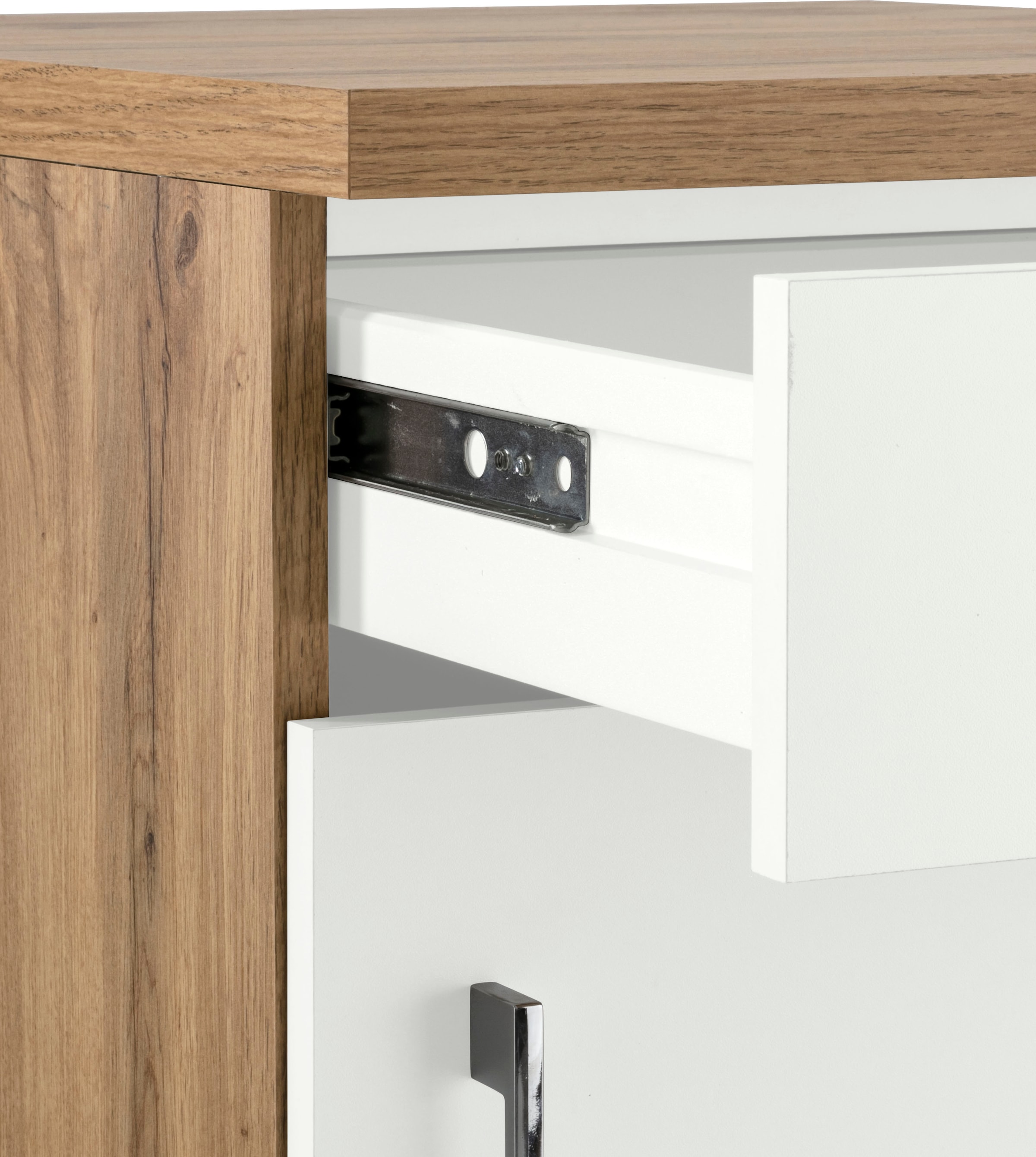 KOCHSTATION Unterschrank »KS-Colmar« 50 cm, mit Metallgriff, für viel Stauraum