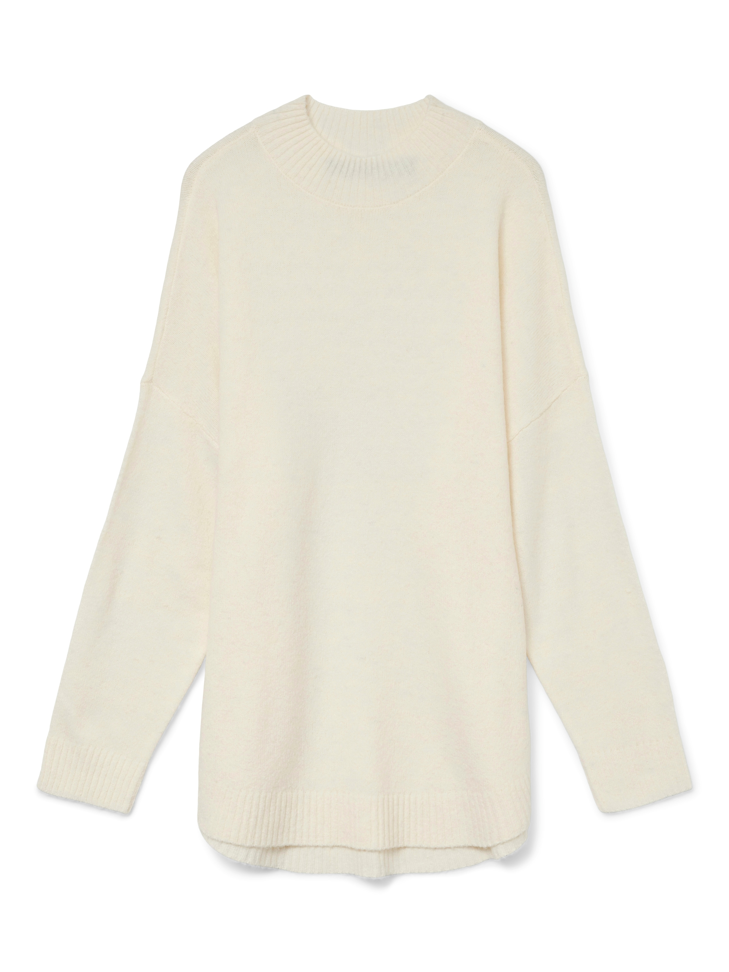 Vero Moda Strickpullover »VMPLAZA LS HIGHNECK LONG PULLOVER GA BOO«