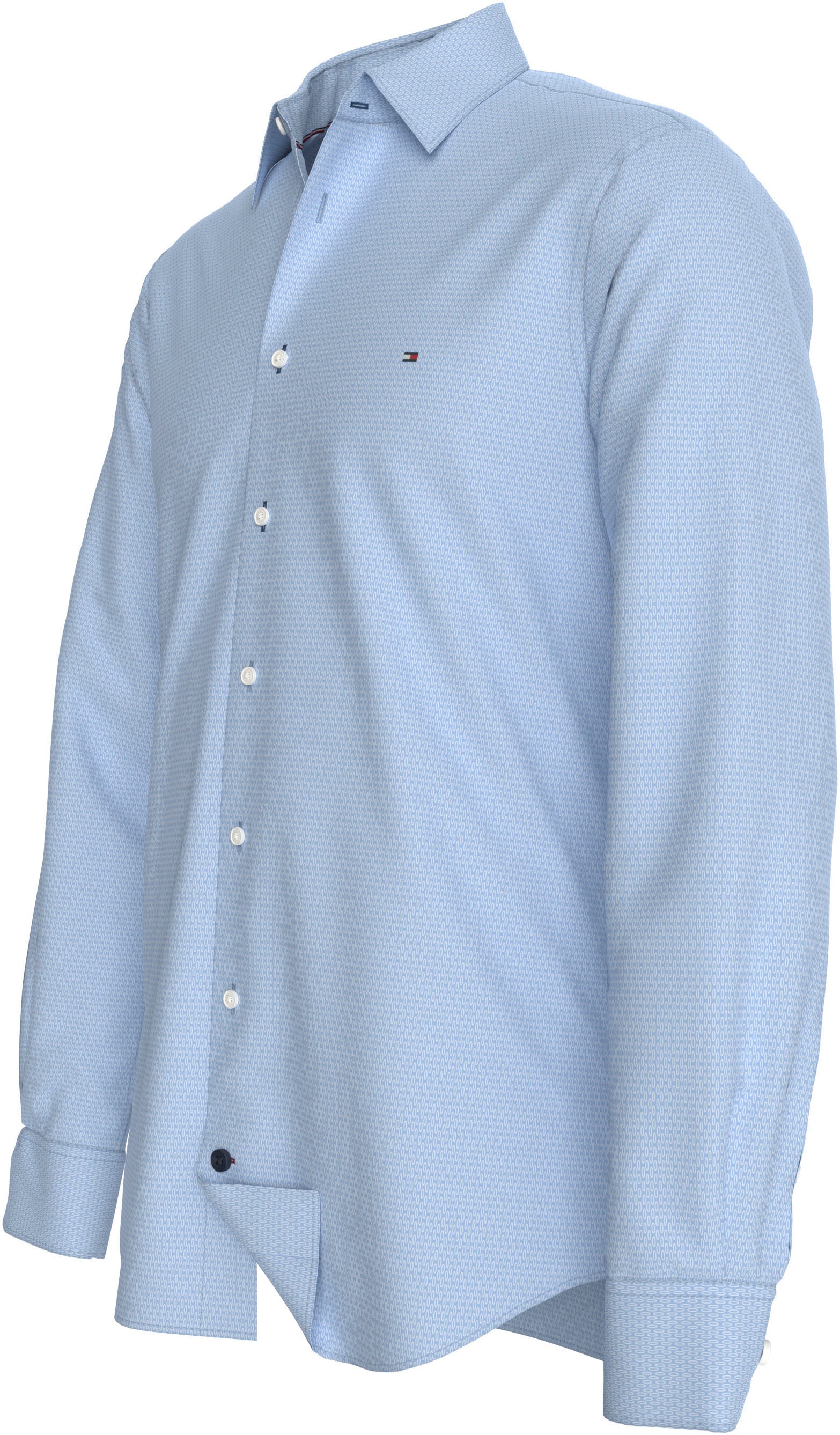 Tommy Hilfiger Businesshemd »CL STRETCH GEO PRINT SF SHIRT«, mit Minimal-Print