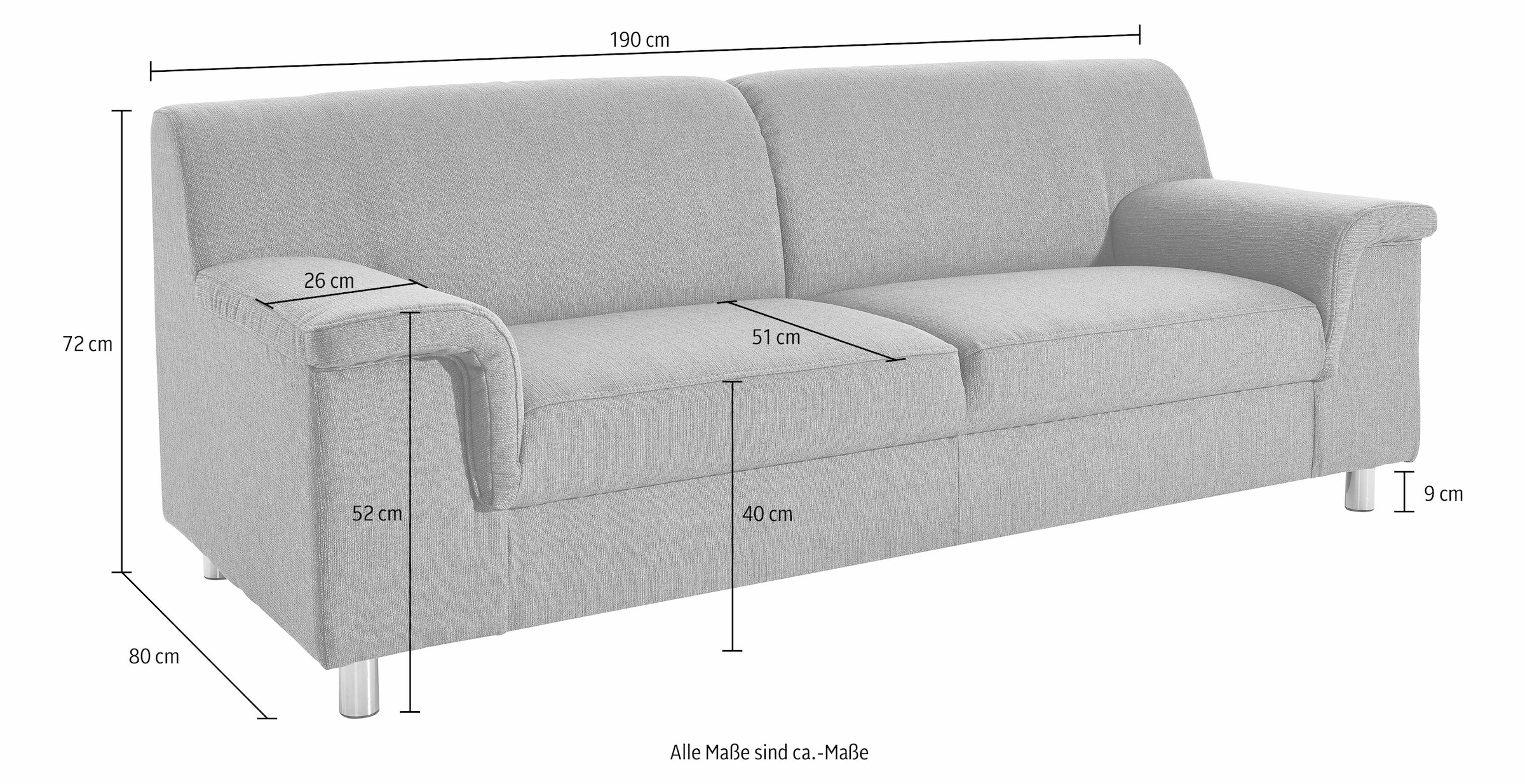 INOSIGN 2,5-Sitzer