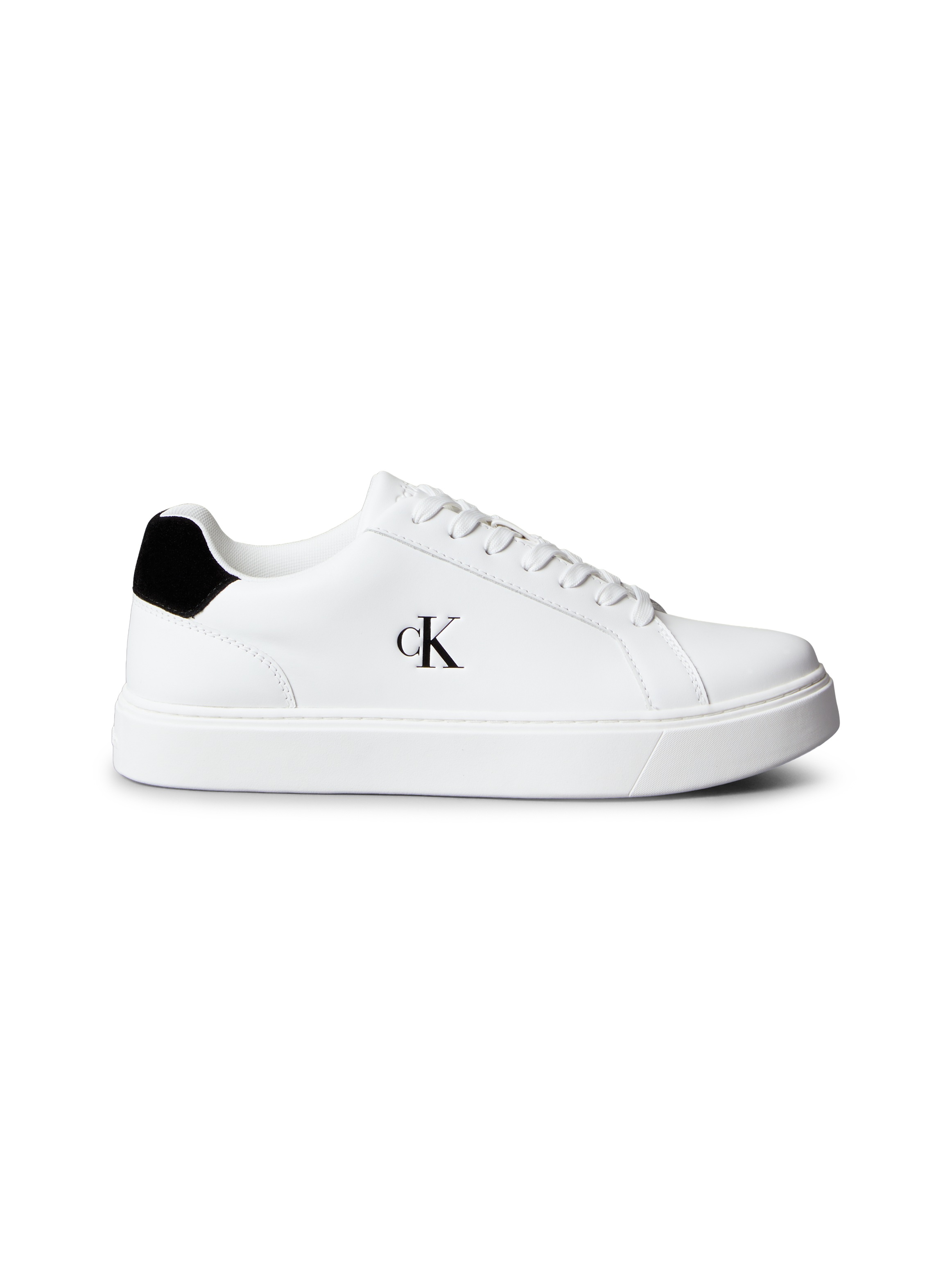 Calvin Klein Jeans Sneaker »CLASSIC CUPSOLE LACEUP LTH«  Schnürschuh, Freizeitschuh mit Fersenbesatz und seitlichem CK-Logo