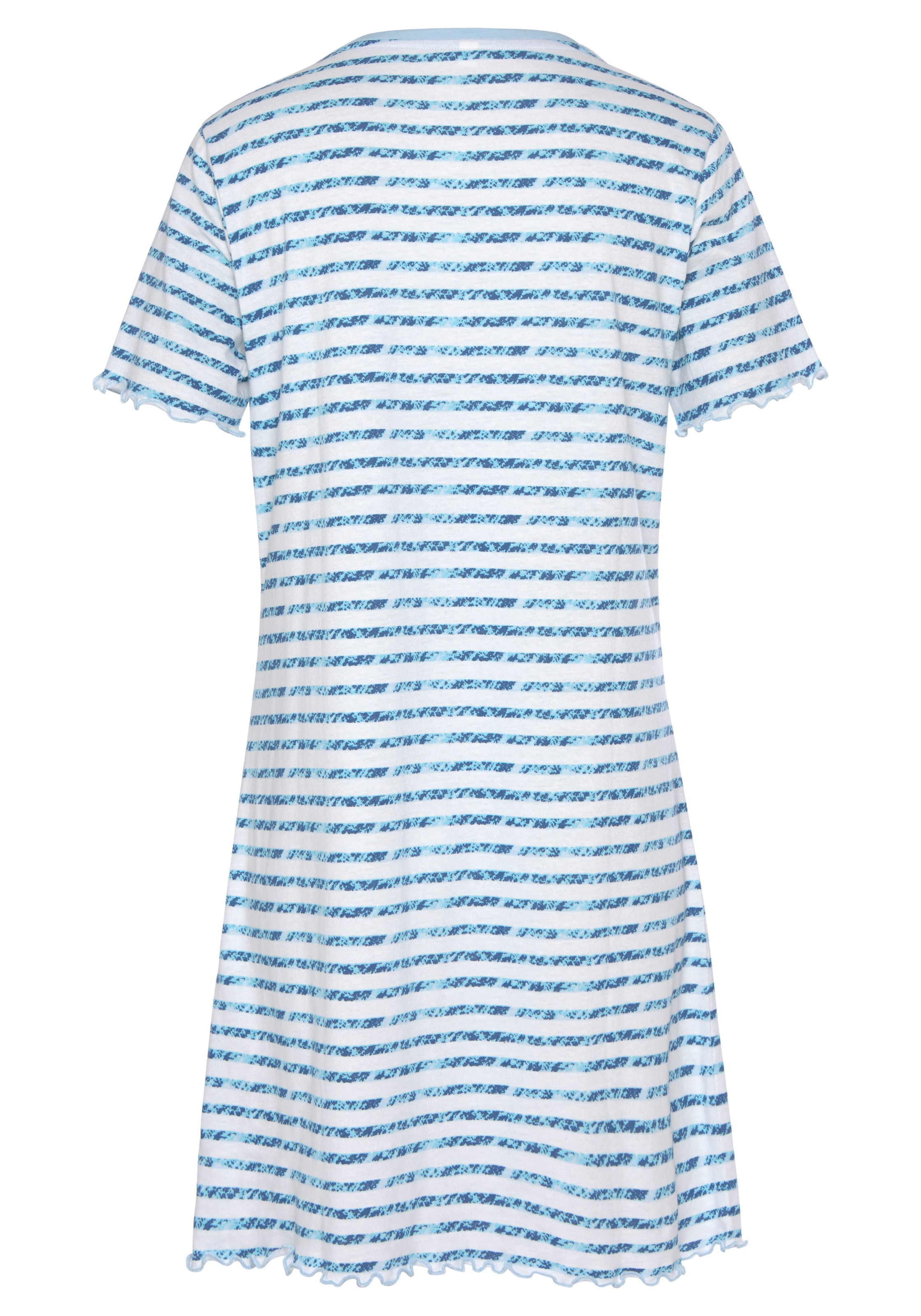 Vivance Dreams Sleepshirt, mit Kräuselsaum