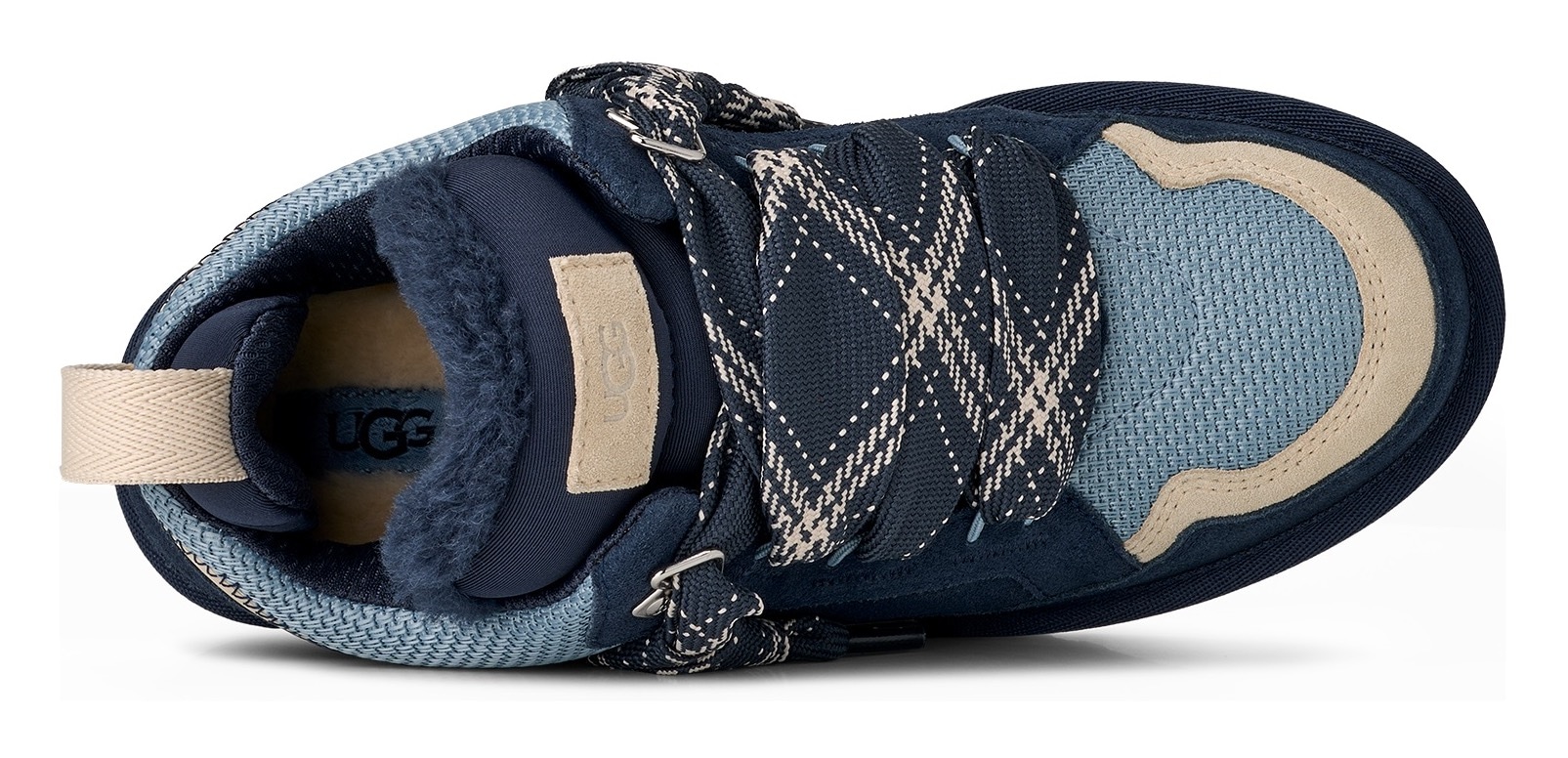 UGG Plateausneaker »LOWMEL«, Midcut Sneaker, Schnürschuh mit gepolstertem Schaftrand