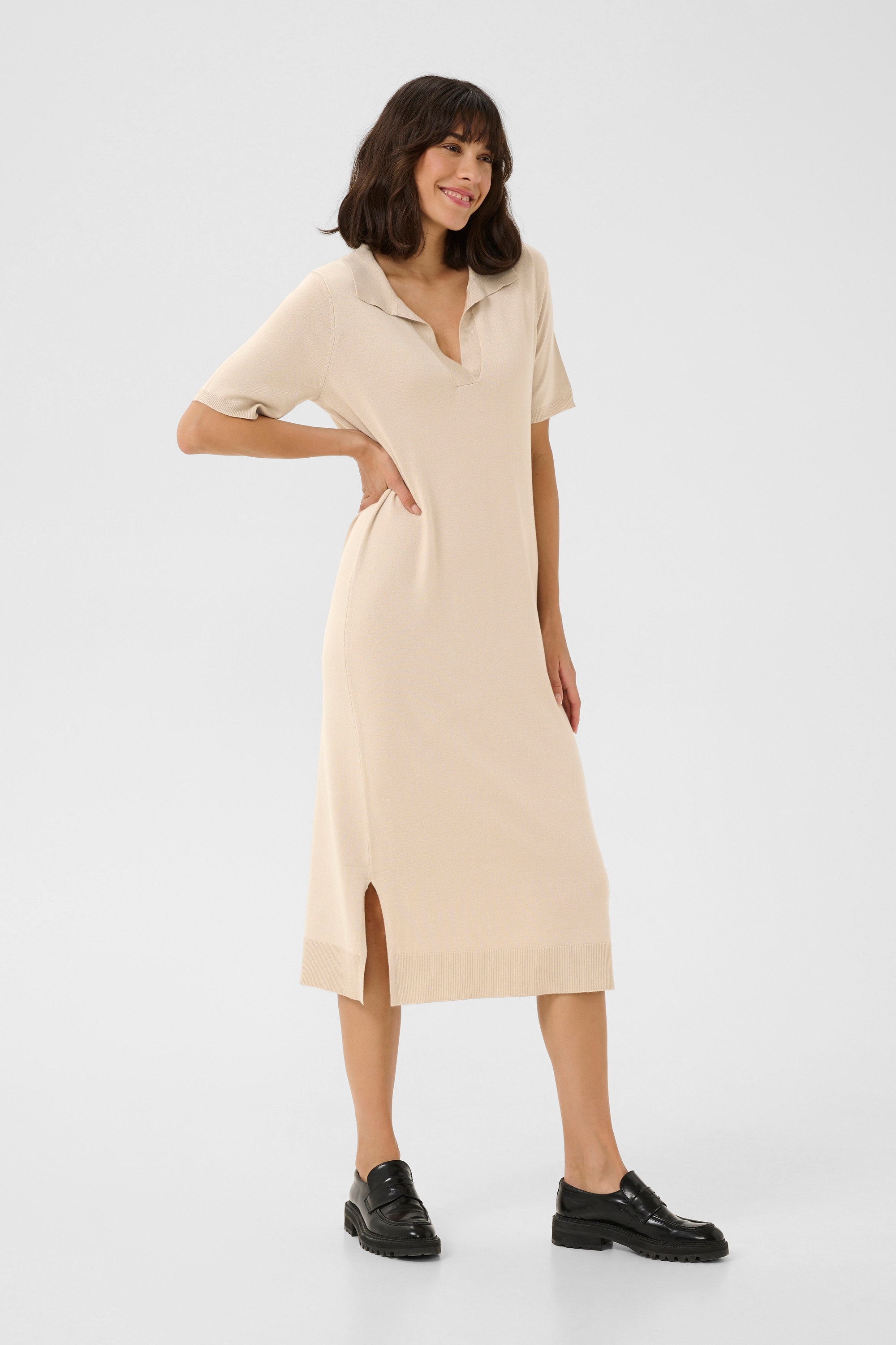 KAFFE Midikleid »Kleid KAlizza«