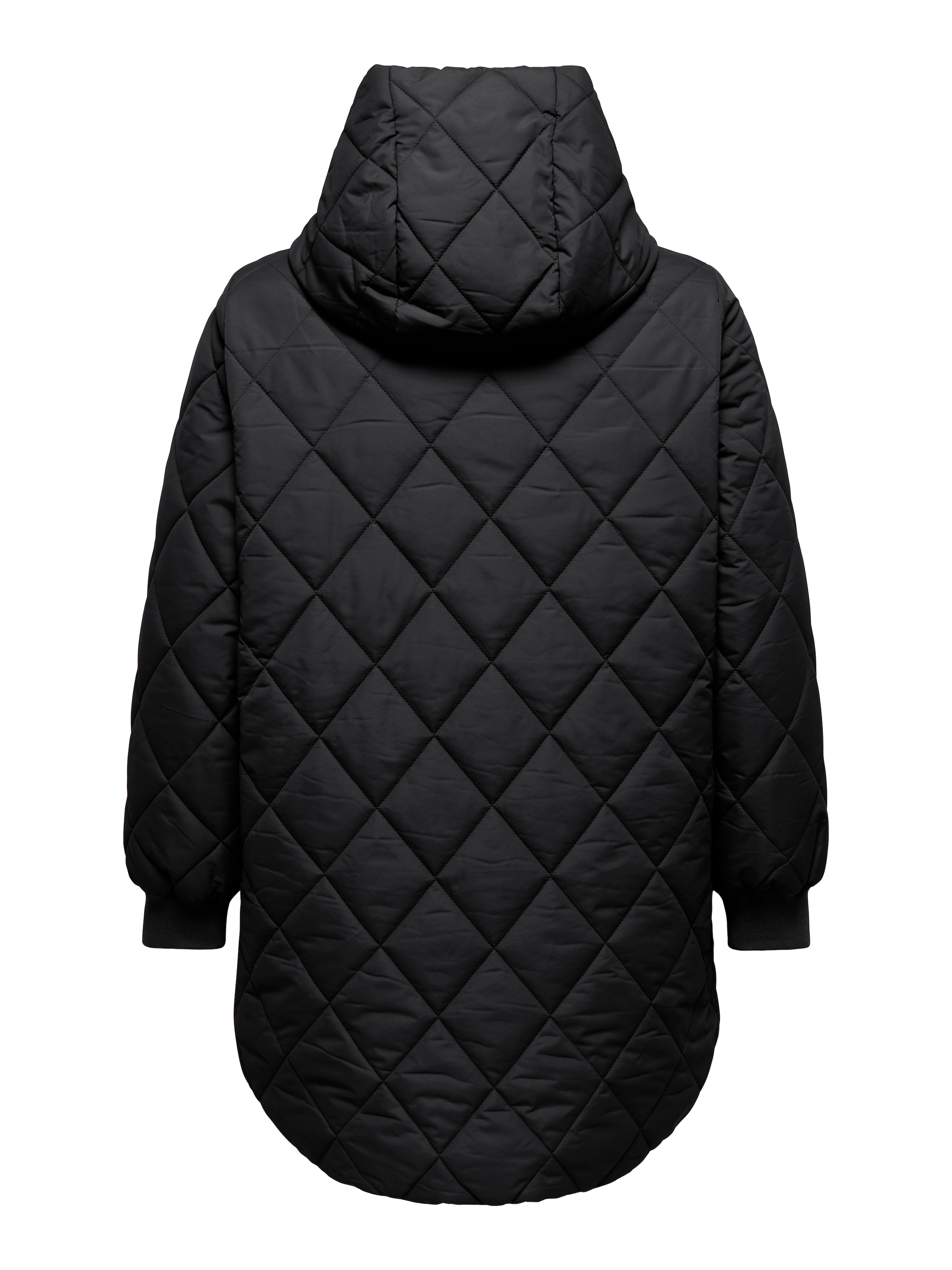 ONLY CARMAKOMA Steppmantel »CARJULIET QUILTD HOOD ZIP COAT OTW NOOS« Kunstfaser