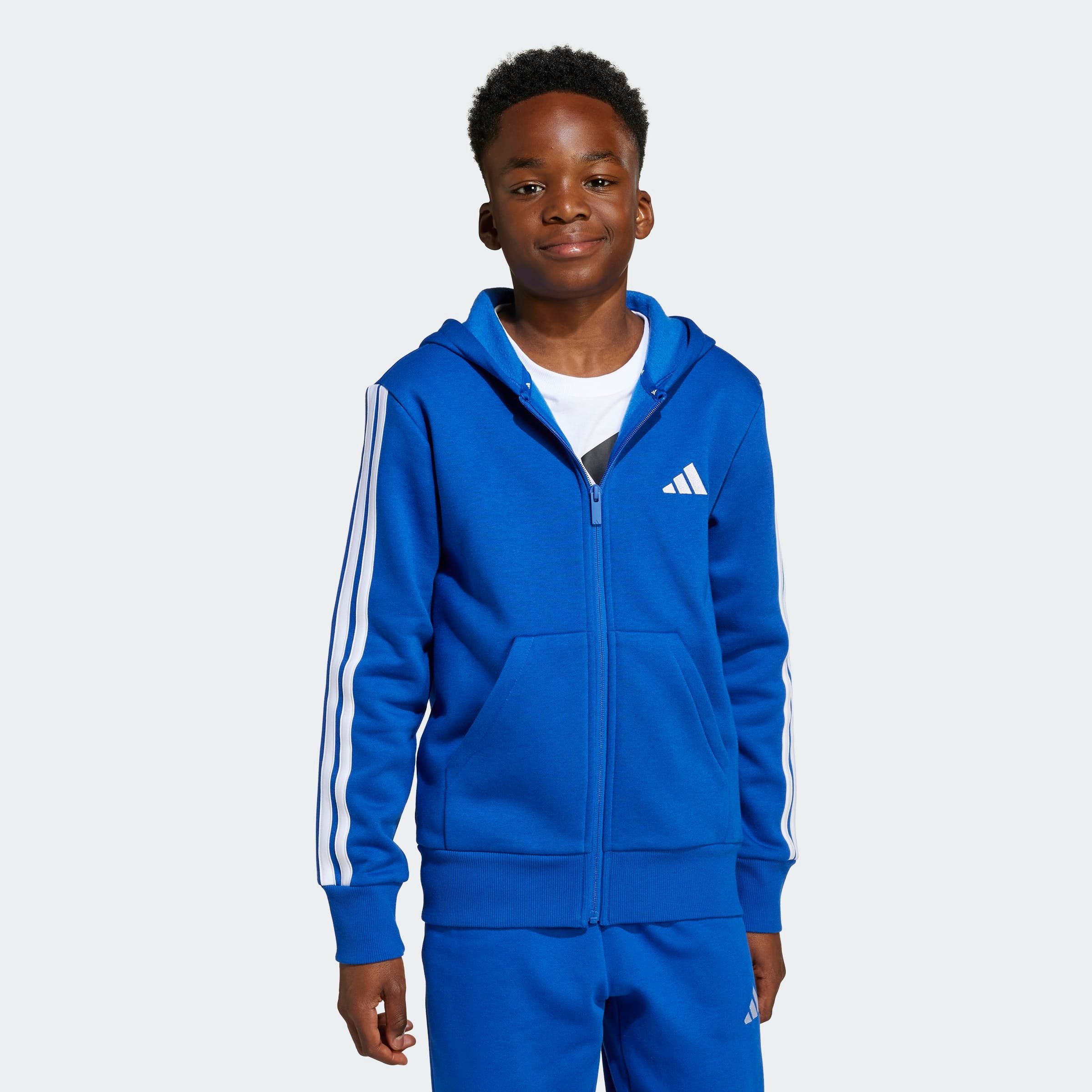 adidas Sportswear Kapuzensweatshirt »J 3S FL FZ HD«