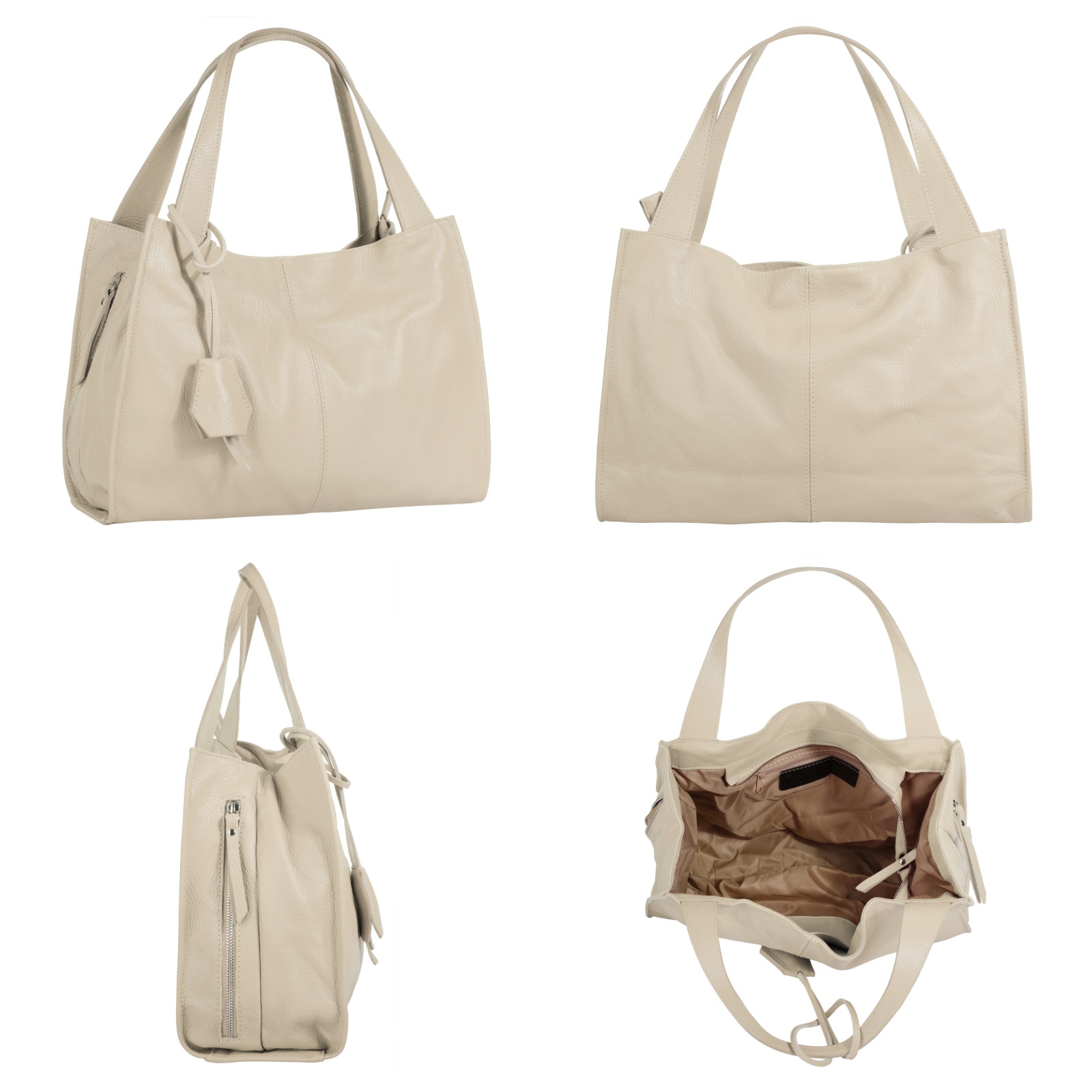 Cluty Shopper, echt Leder, Made in Italy