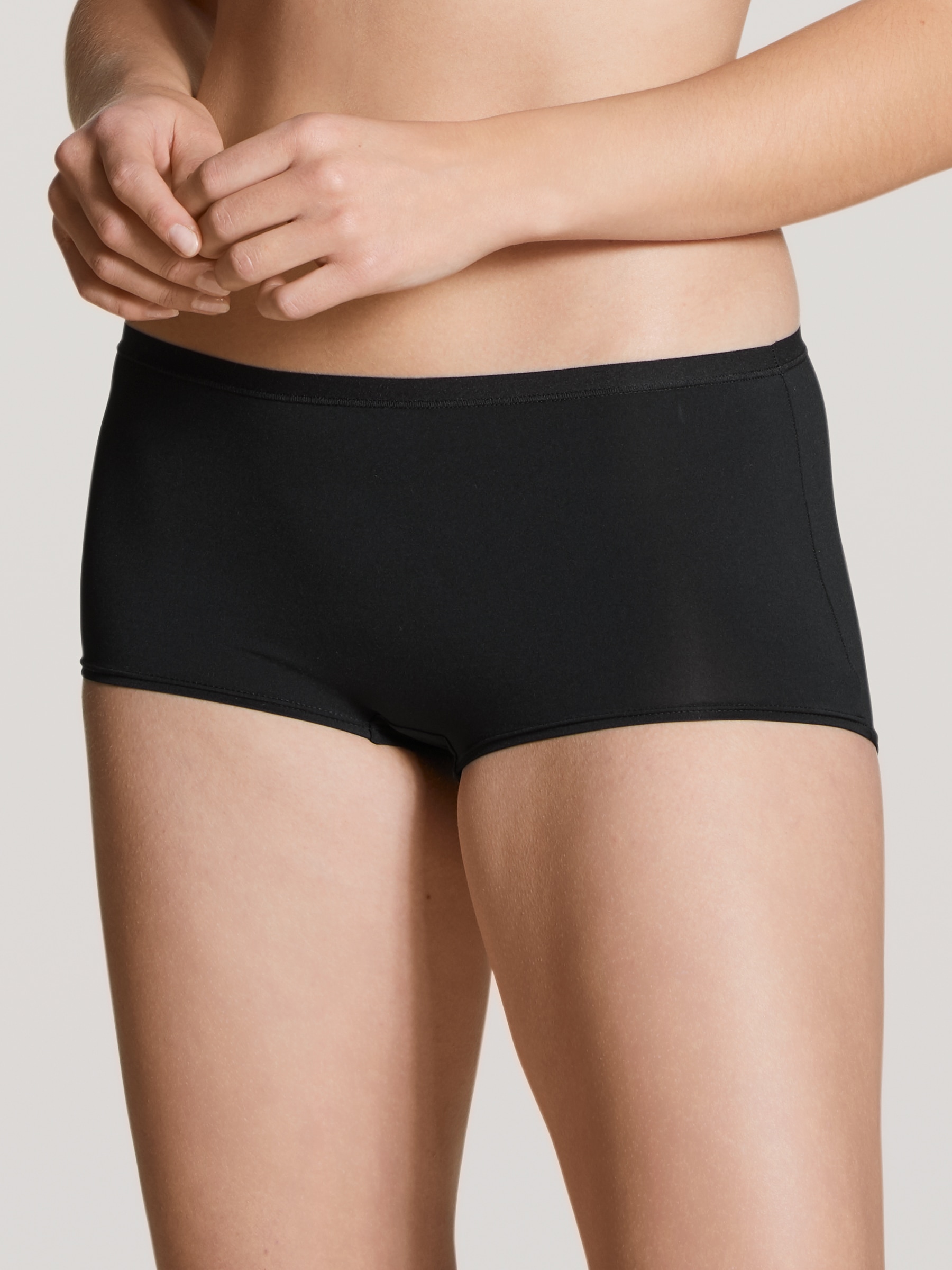 Calida Damen Panty »Eco Sense« mit flachem Bündchen in schwarz, Größe XS (36/38)