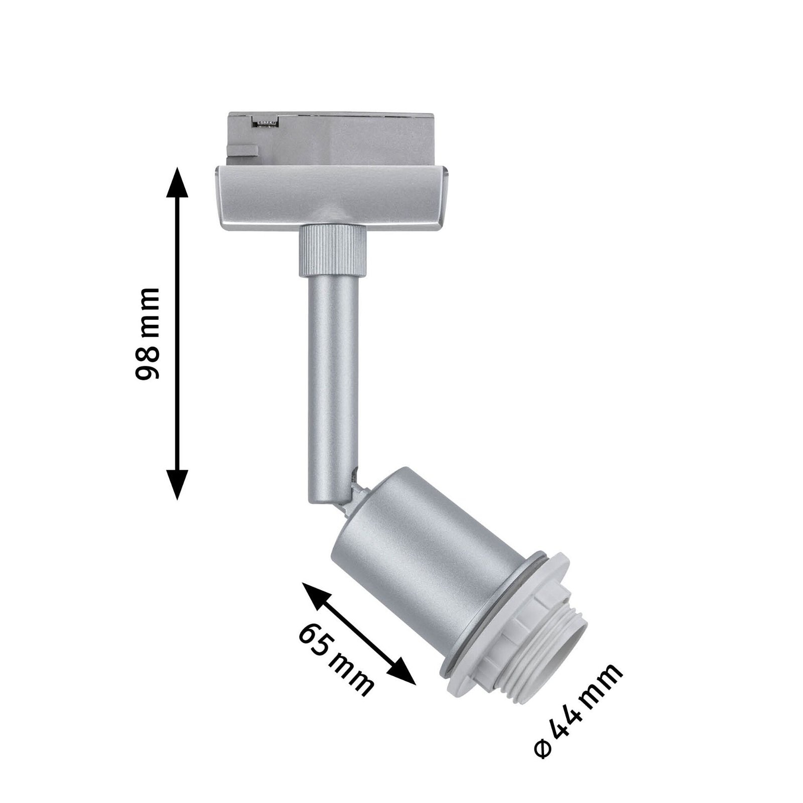 Paulmann Schienensystem-Leuchten »URail Schienenspot DecoSystems Basic E14 max. 20W 230V« E14 1 Stk. Einzelspot, dimmbar