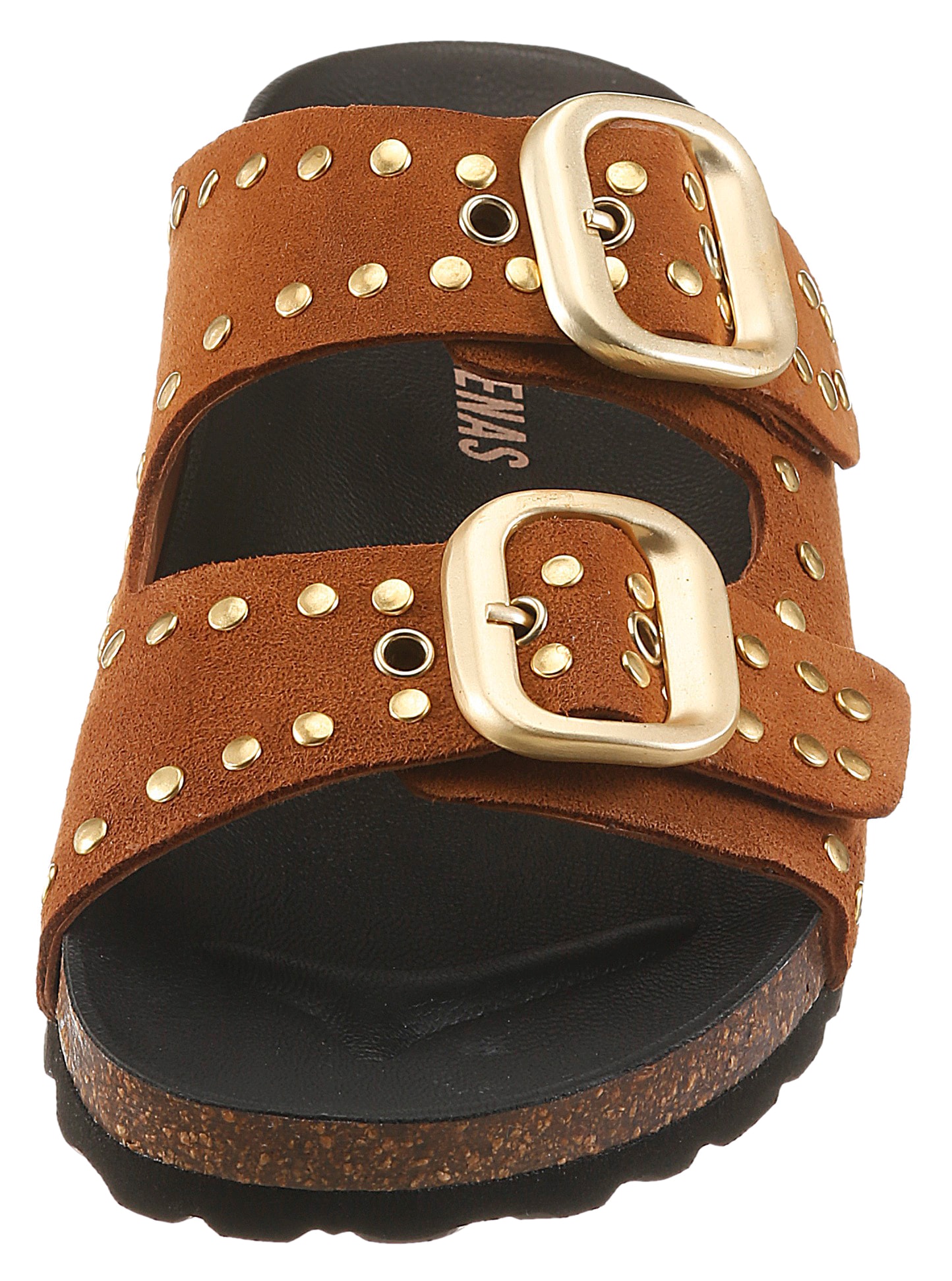 VERBENAS Pantolette  Sommerschuh, Hausschuh, Strandschuh mit Nietenverzierung