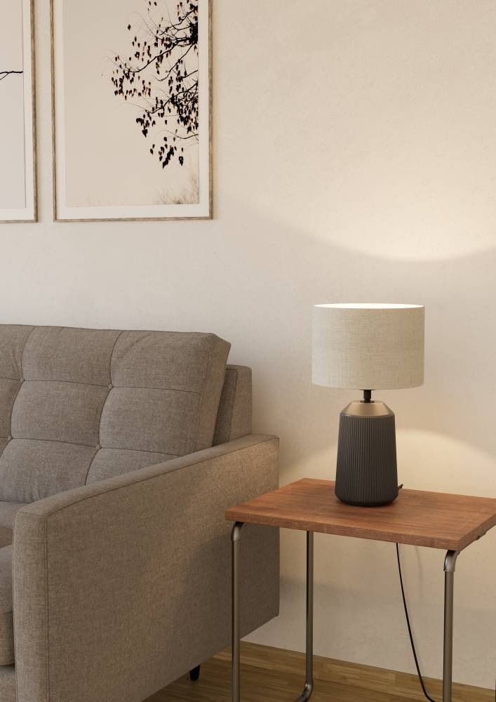 EGLO Tischleuchte »CAPALBIO« E27 1 Stk. Nachttischlampe, Keramik, E27 Fassung