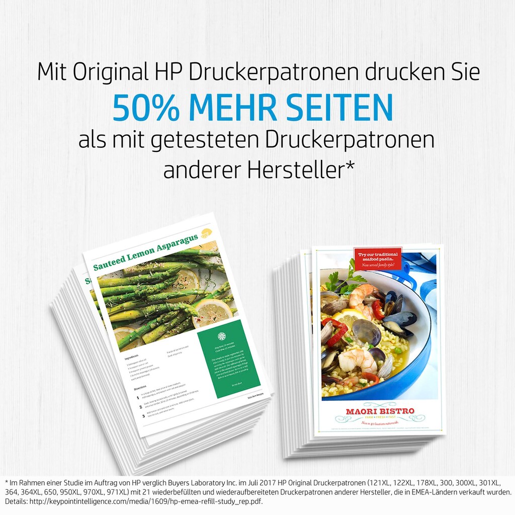 HP Nachfülltinte »6ZA17AE Schwarz Druckkopf«, für HP, (1 St.)