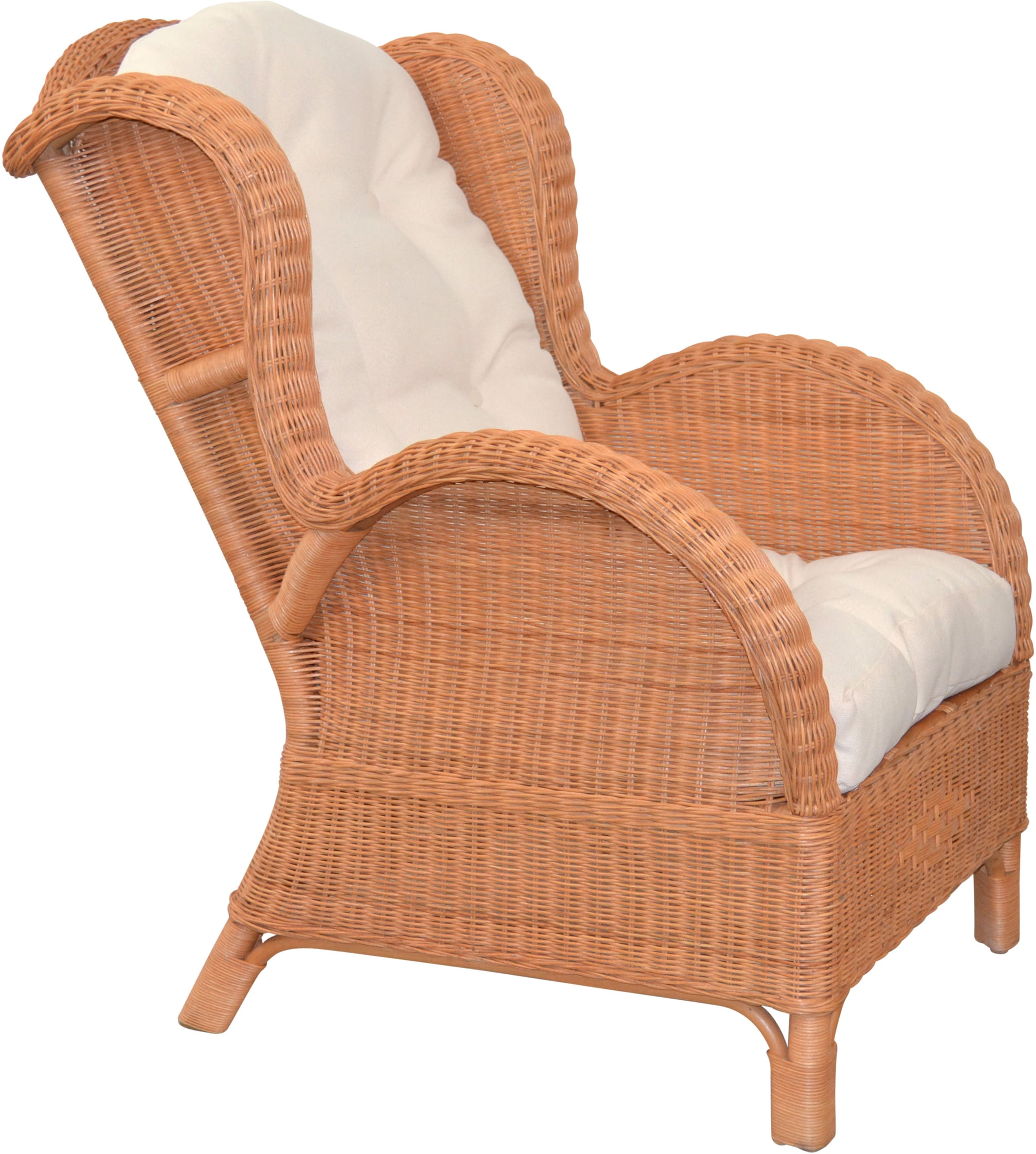 HOFMANN LIVING AND MORE Ohrensessel 1 Stk. tlg. Handgeflochten