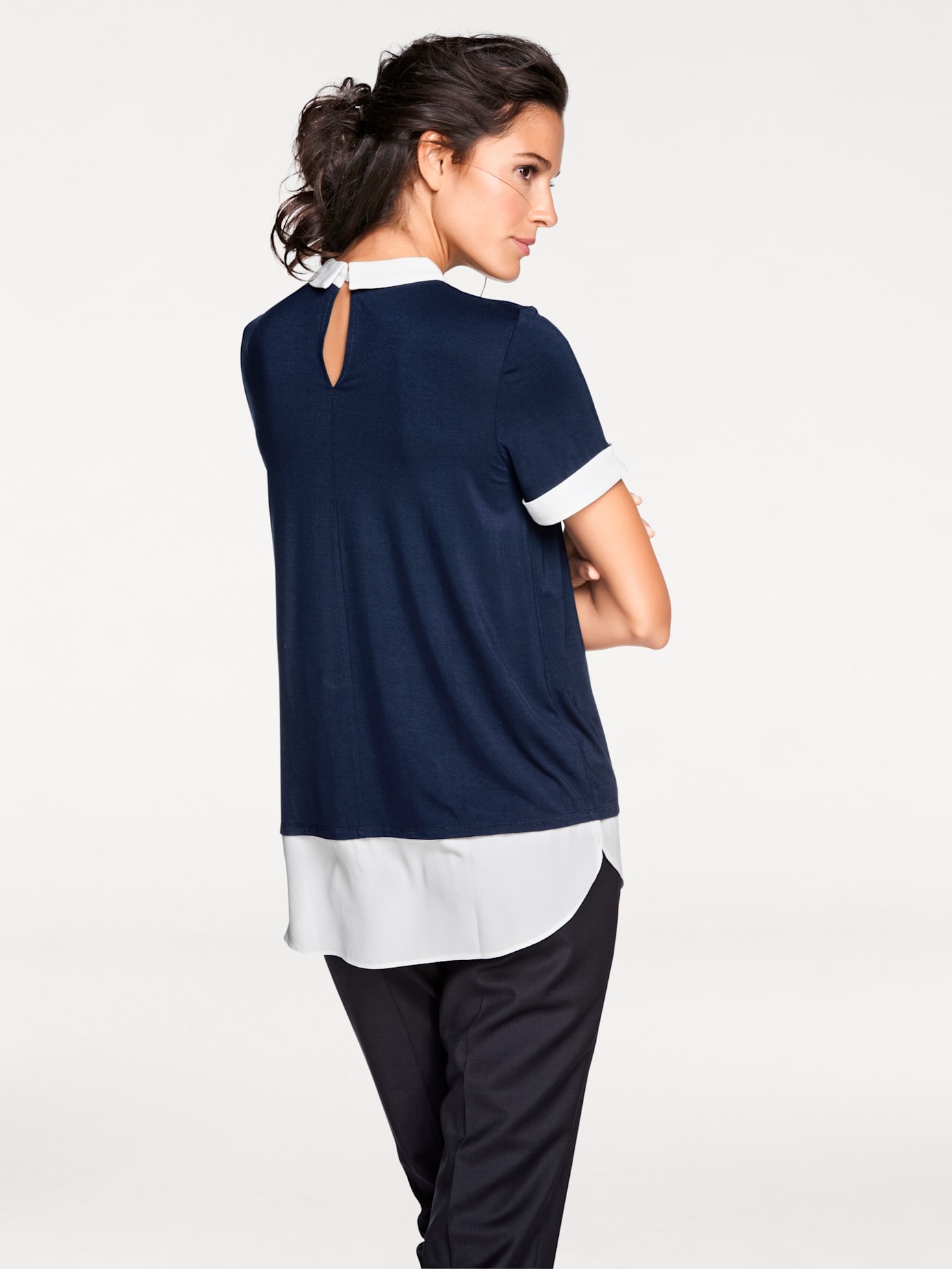 heine Rundhalsshirt »Rundhals-Shirt«, (1 tlg.)