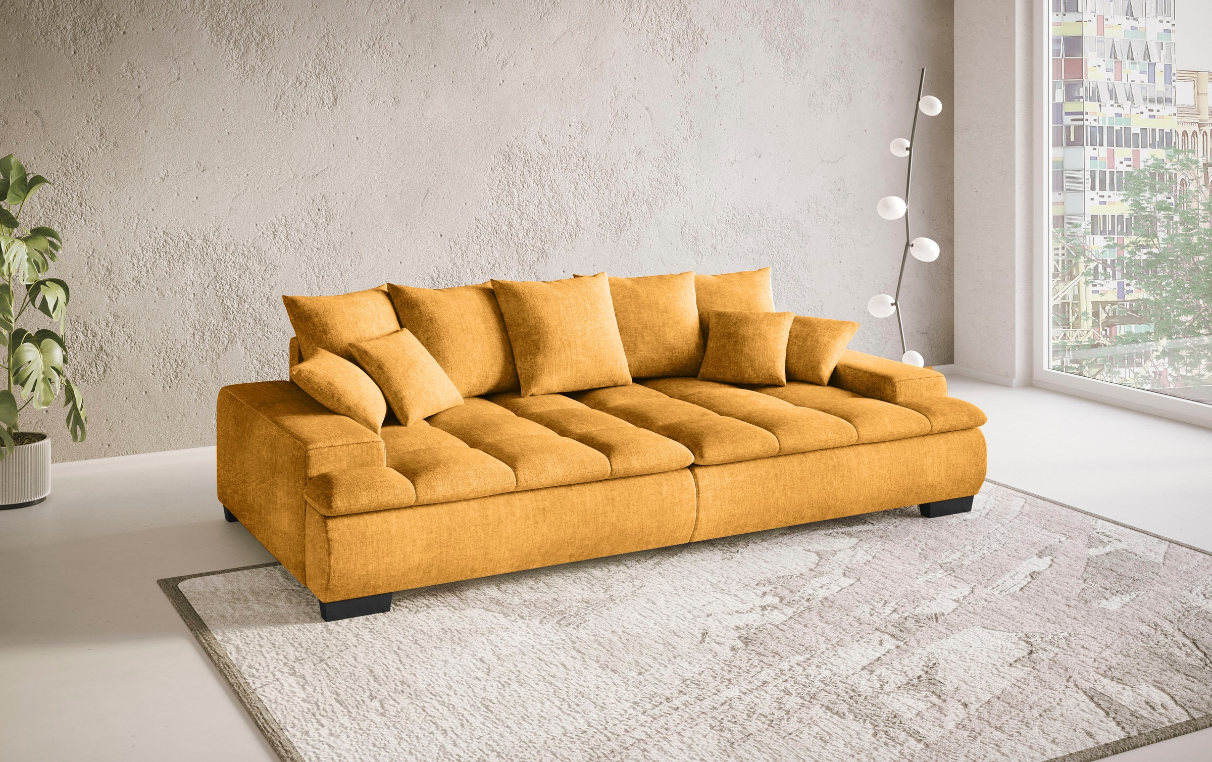 Mr. Couch Big-Sofa »Haiti II«, Wahlweise mit Kaltschaum - bis 140 kg belastbar