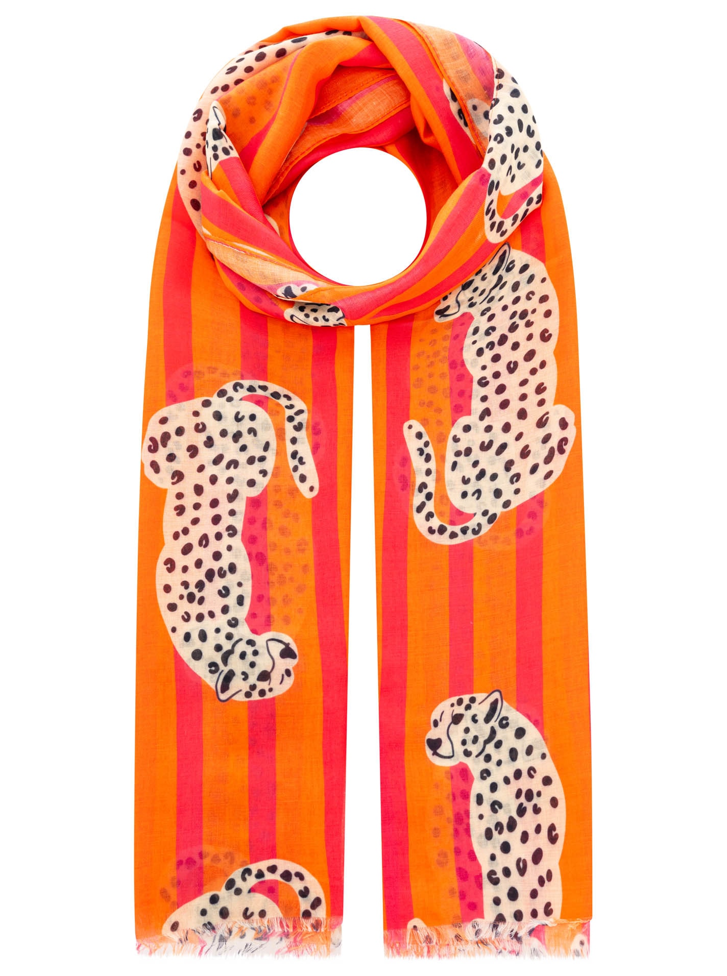 Zwillingsherz Schal »"Leopard"« 1 Stk. Leoparden Muster, leichter Stoff