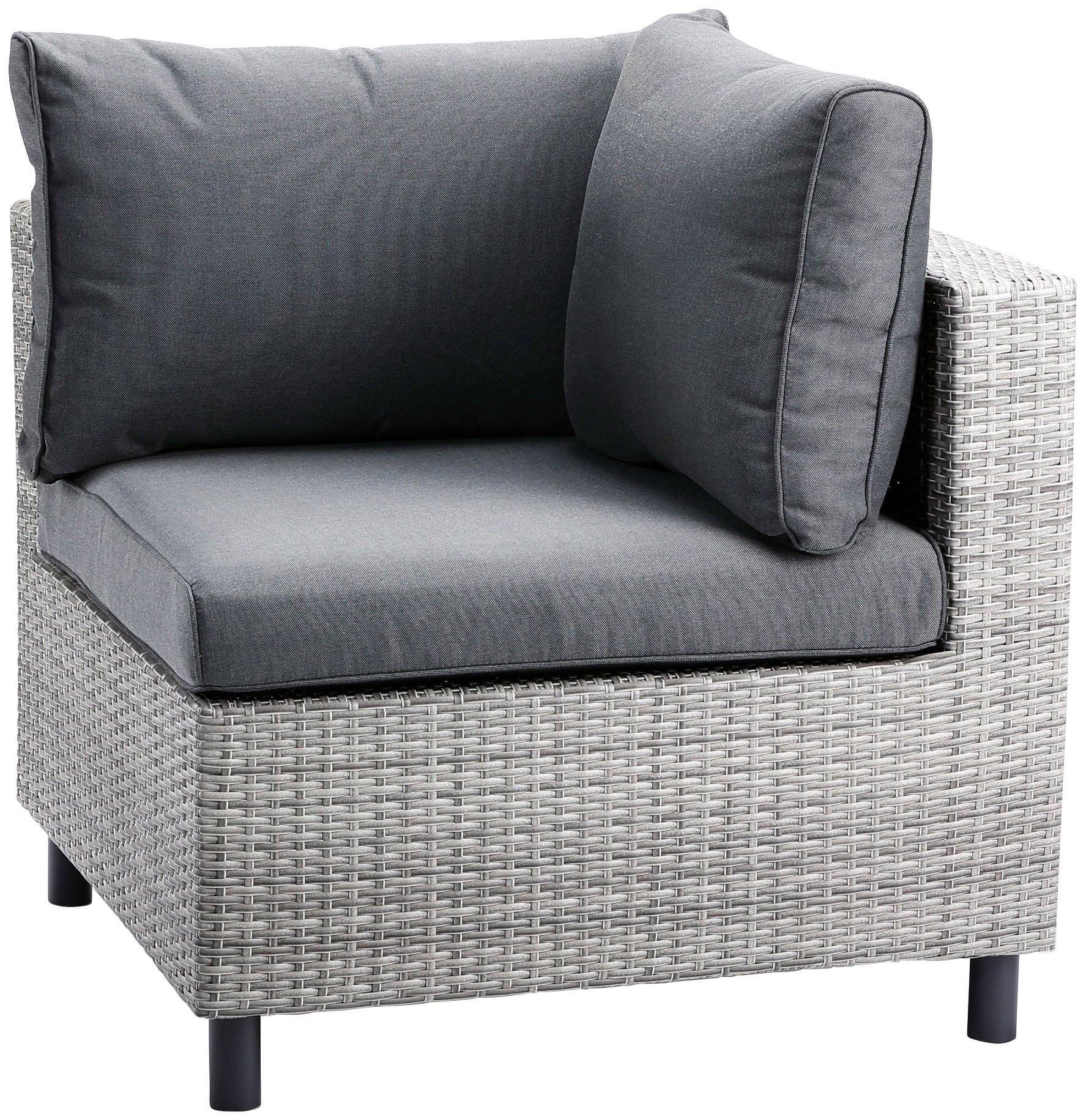 Best Loungesessel »Eckteil Bonaire«, (1 St.), Eckteil, Kunststoff/Aluminium, inkl. Auflagen