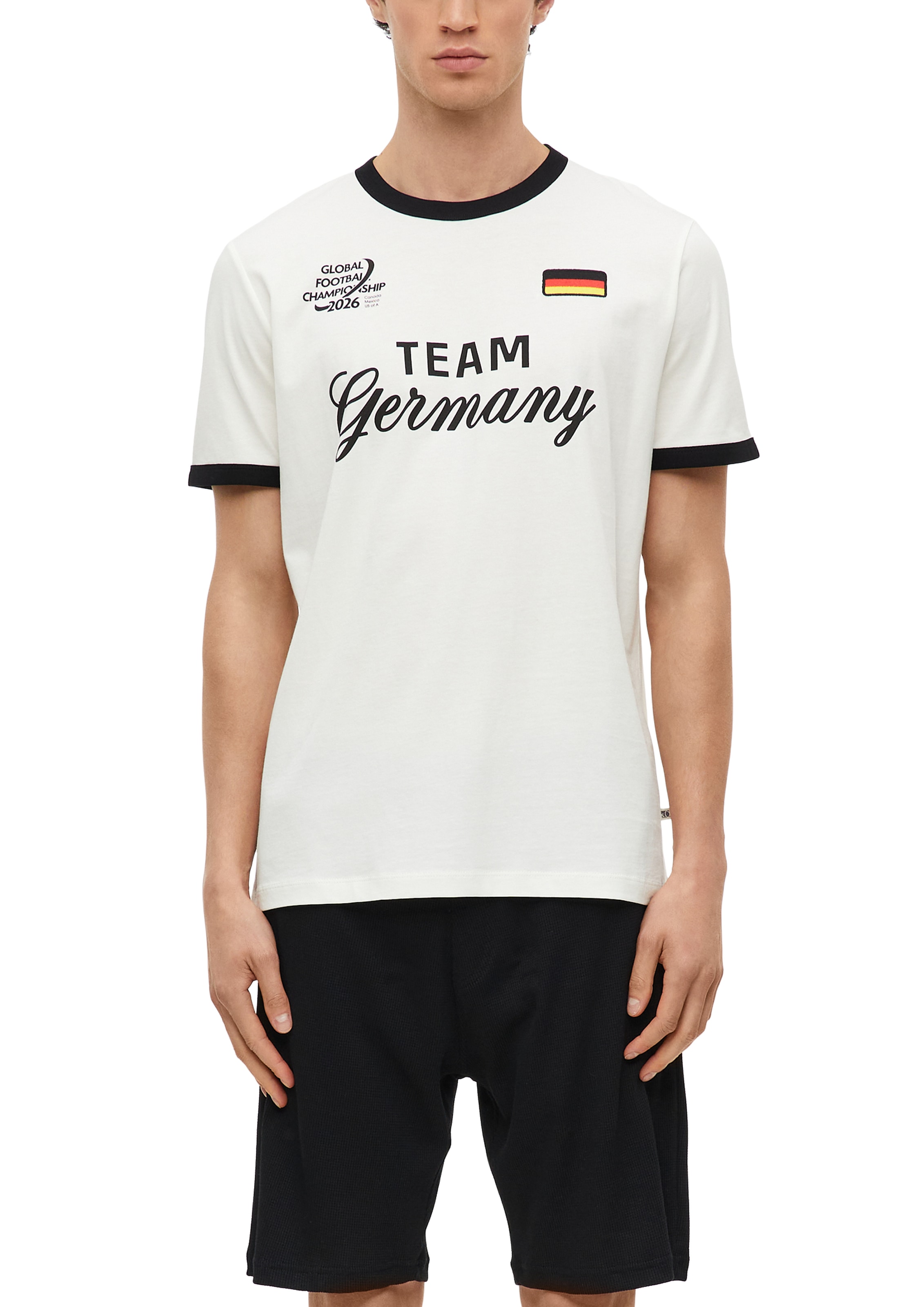 s.Oliver Kurzarmshirt Sommershirt - WM 2026 - mit GERMANY-Print