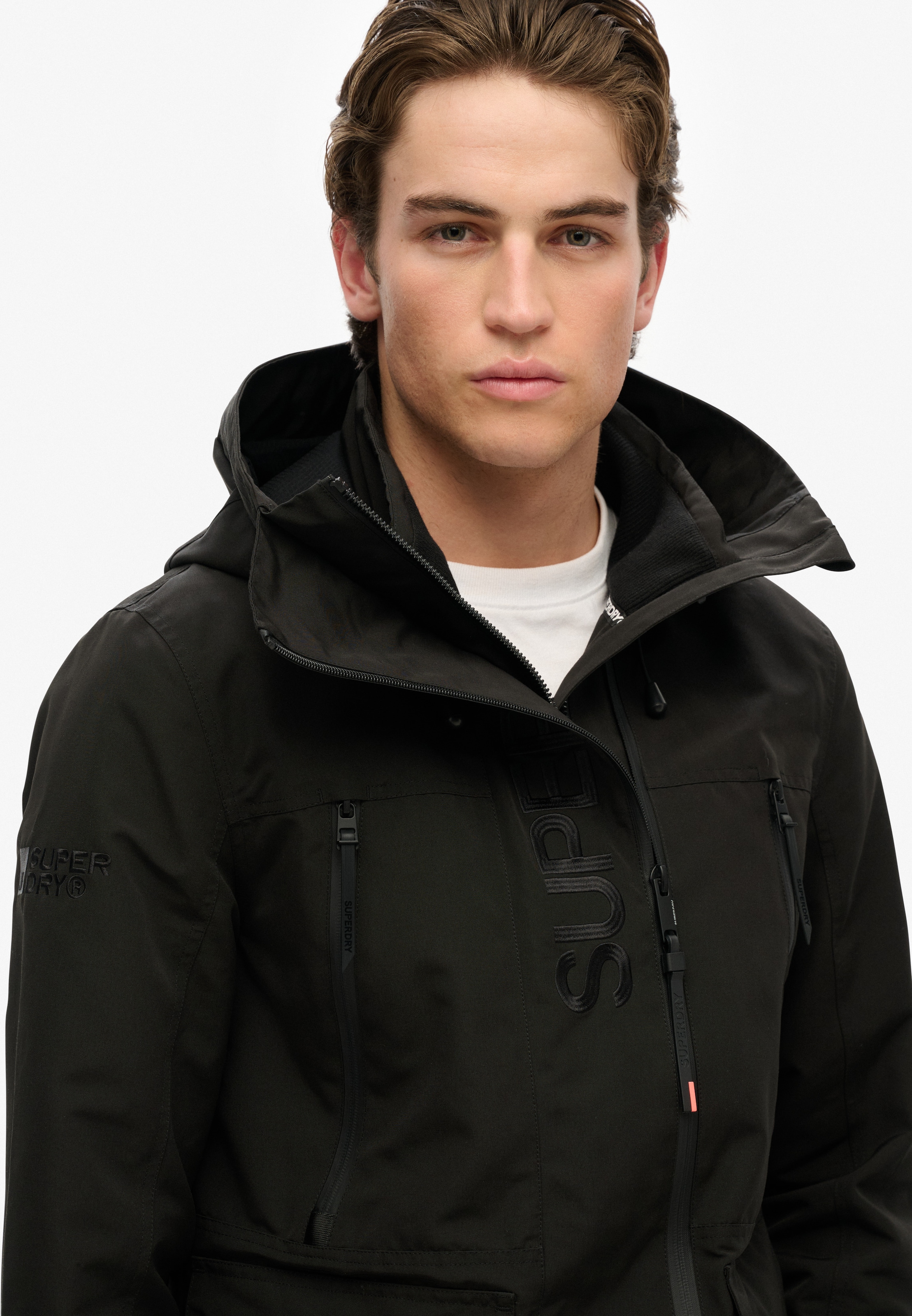 Superdry Outdoorjacke »HOOD ULTIMATE EMB WINDBREAKER«, ohne Kapuze