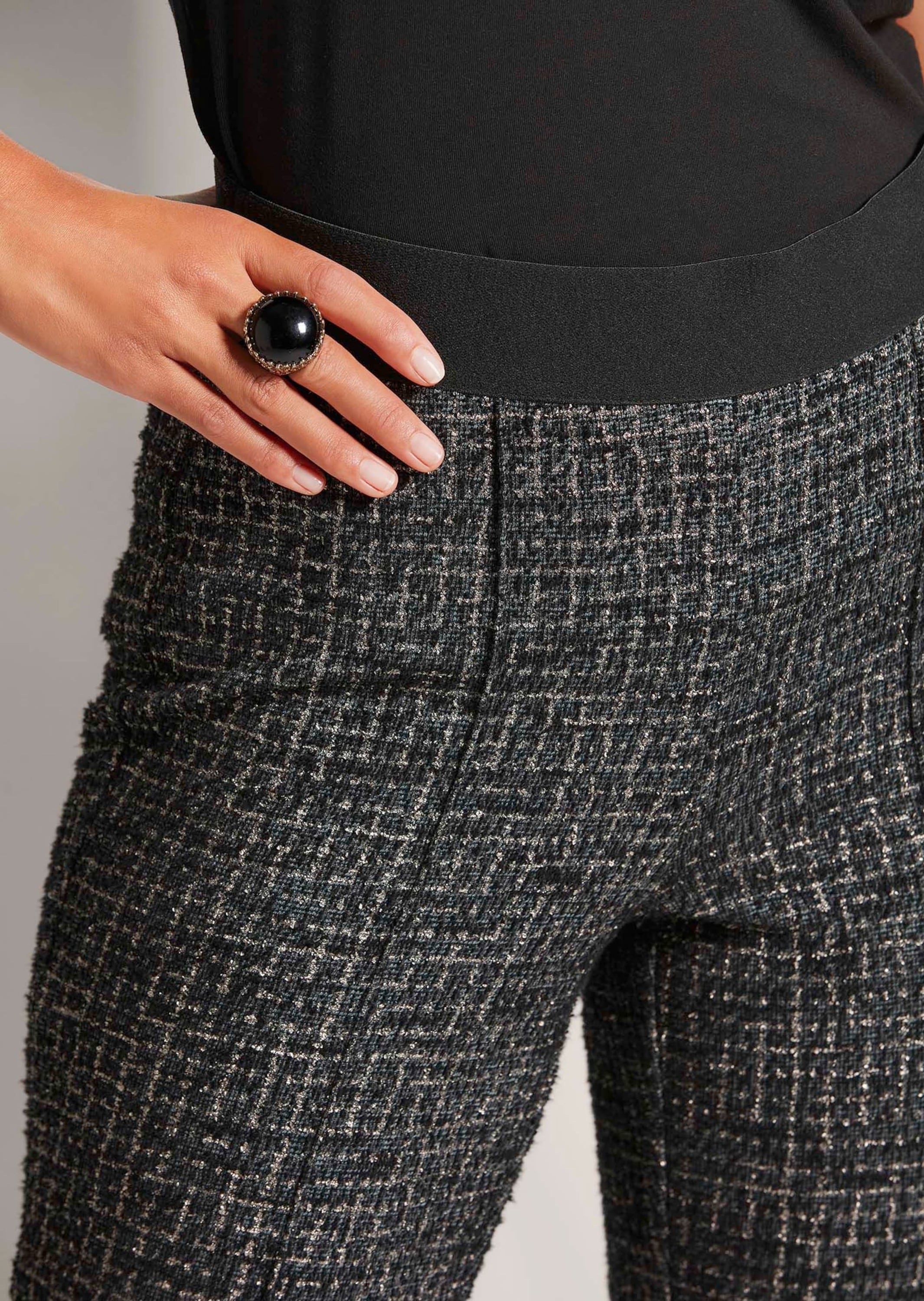 MADELEINE Stoffhose »Hose Ausgestellte Hose zum Schlüpfen«