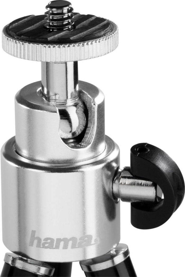 Hama Ministativ »Mini Stativ für Foto- und Videokameras, Mikrofone und Minilautsprecher«, mit 3-D-Kugelkopf, ausziehbares Beinsegment, Höhe von 14 bis 21 cm