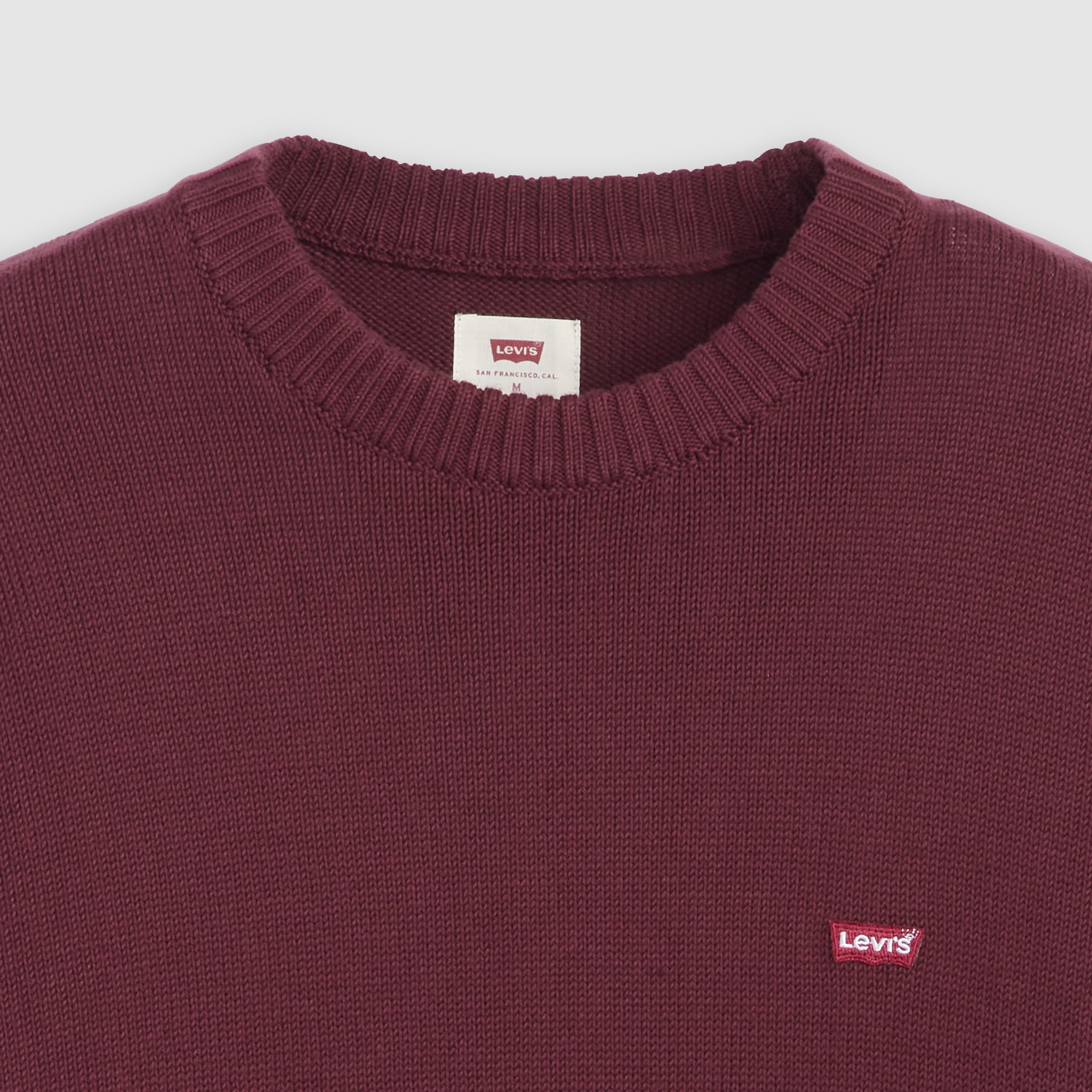Levi's® Strickpullover »CLASSIC HM SWEATER« mit Logostickerei und aus reiner Baumwolle
