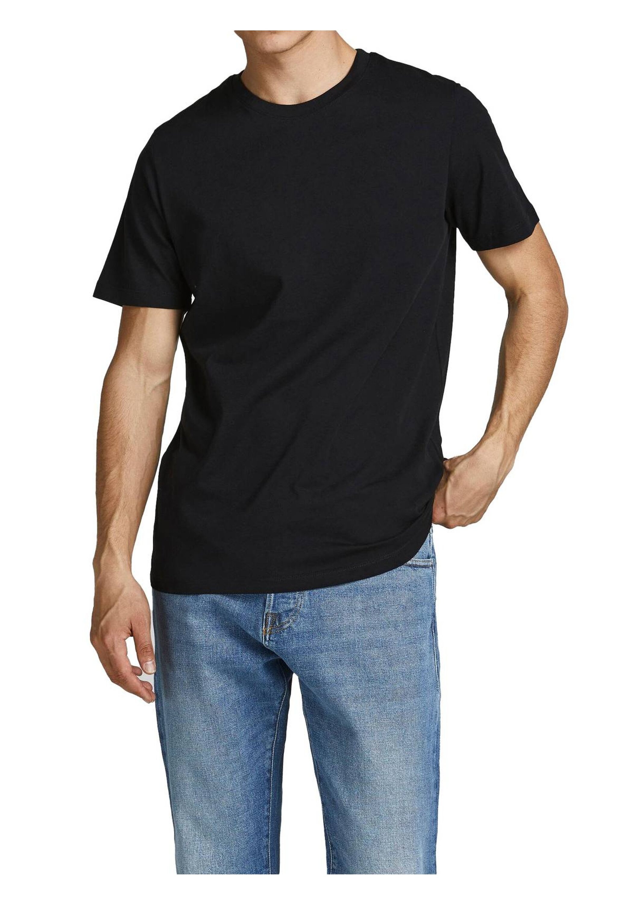Jack & Jones T-Shirt »T-Shirt JJEORGANIC BASIC TEE O-NECK 5PK 5er Pack«